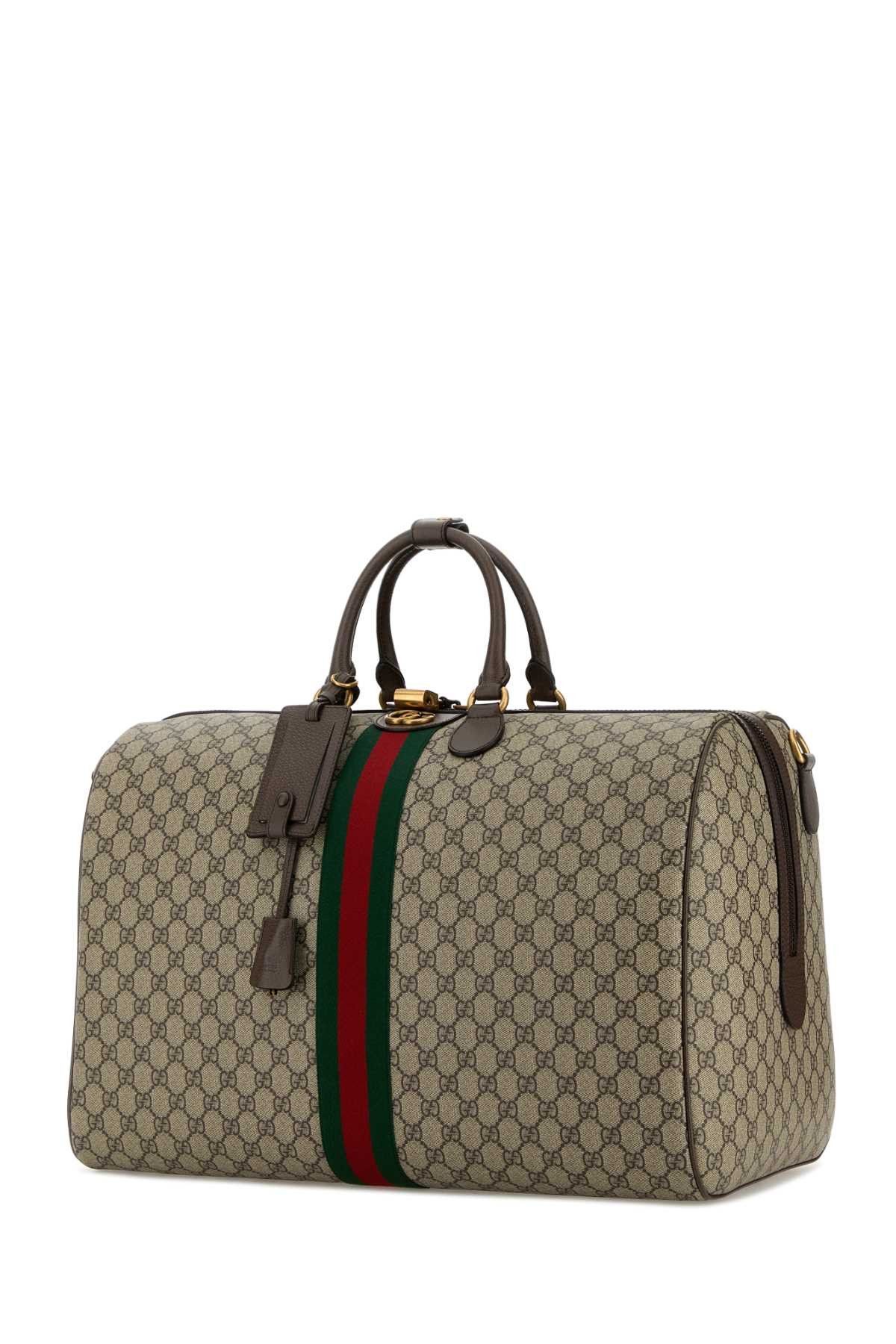 Gucci Printed Canvas Large Gucci Savoy Travel Bag Size ONE SIZE - 2 Thumbnail