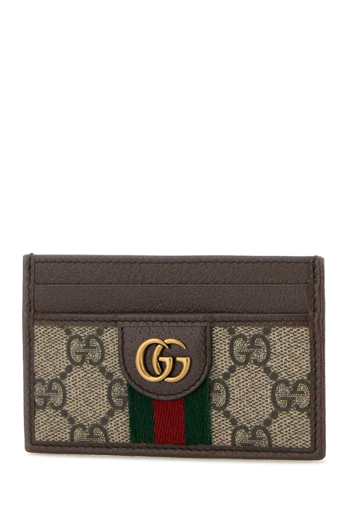Gucci Printed Canvas Card Holder Size ONE SIZE - 2 Thumbnail