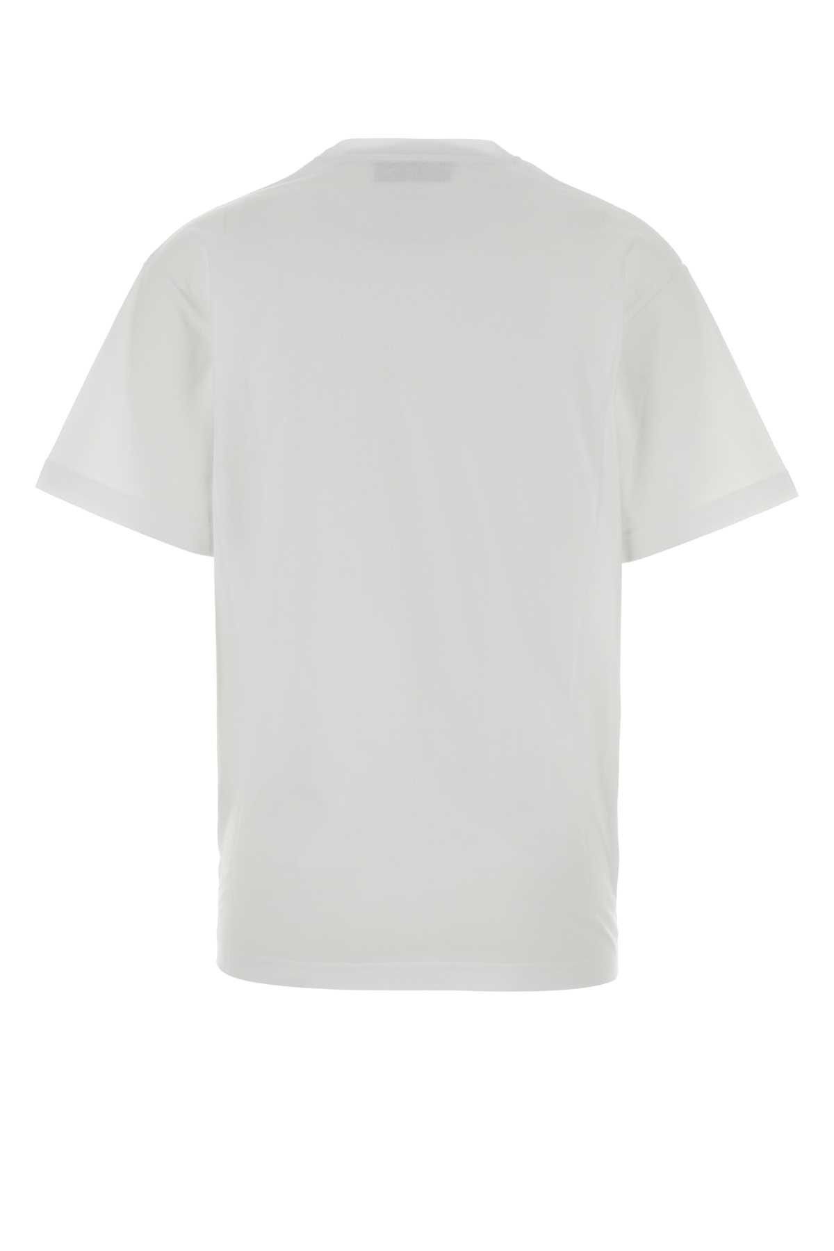 Gucci White Cotton T-Shirt Size L / US 10 / IT 46 - 2 Thumbnail