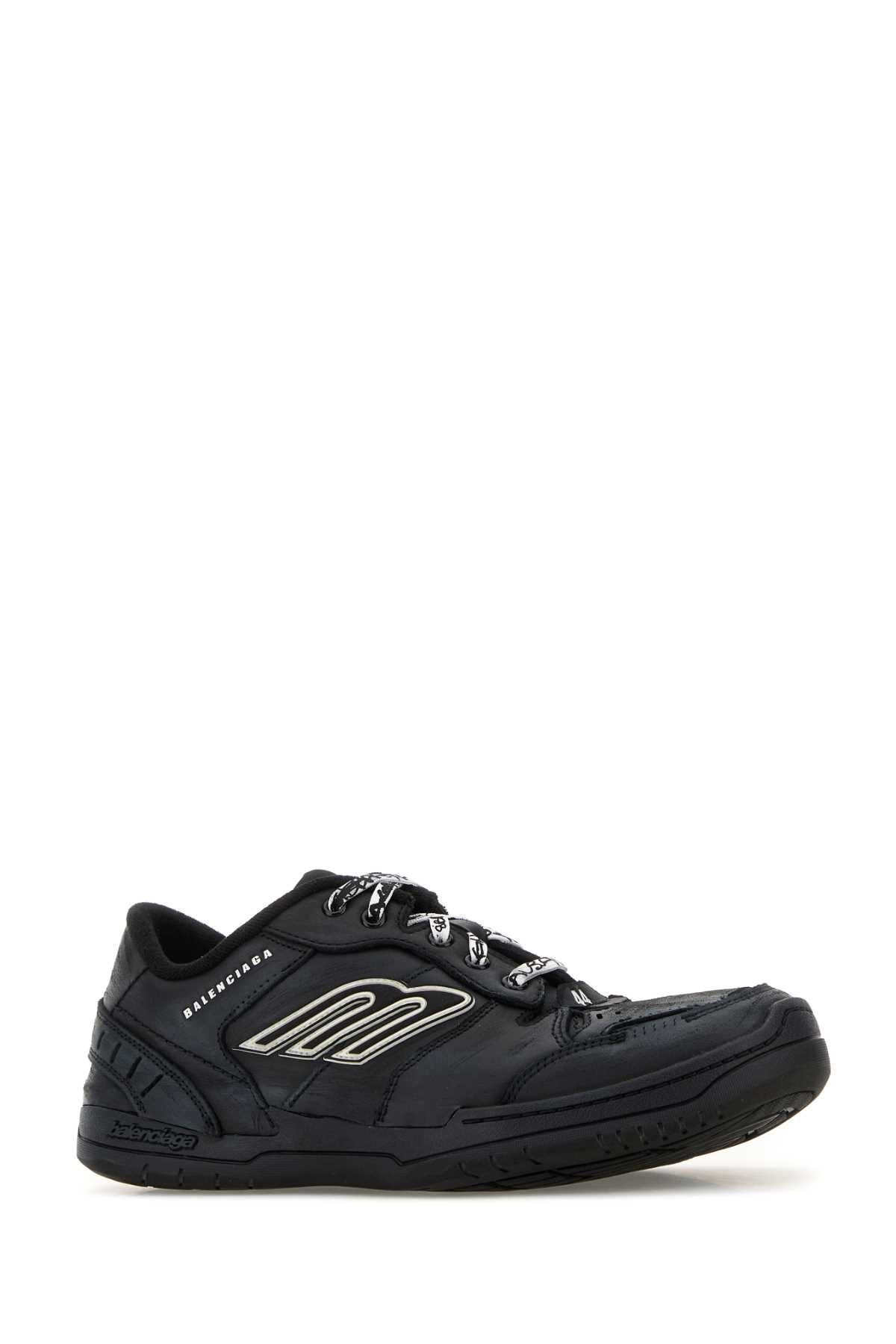 Balenciaga Slate Leather Hamptons Sneakers Size US 7 / EU 40 - 2 Thumbnail