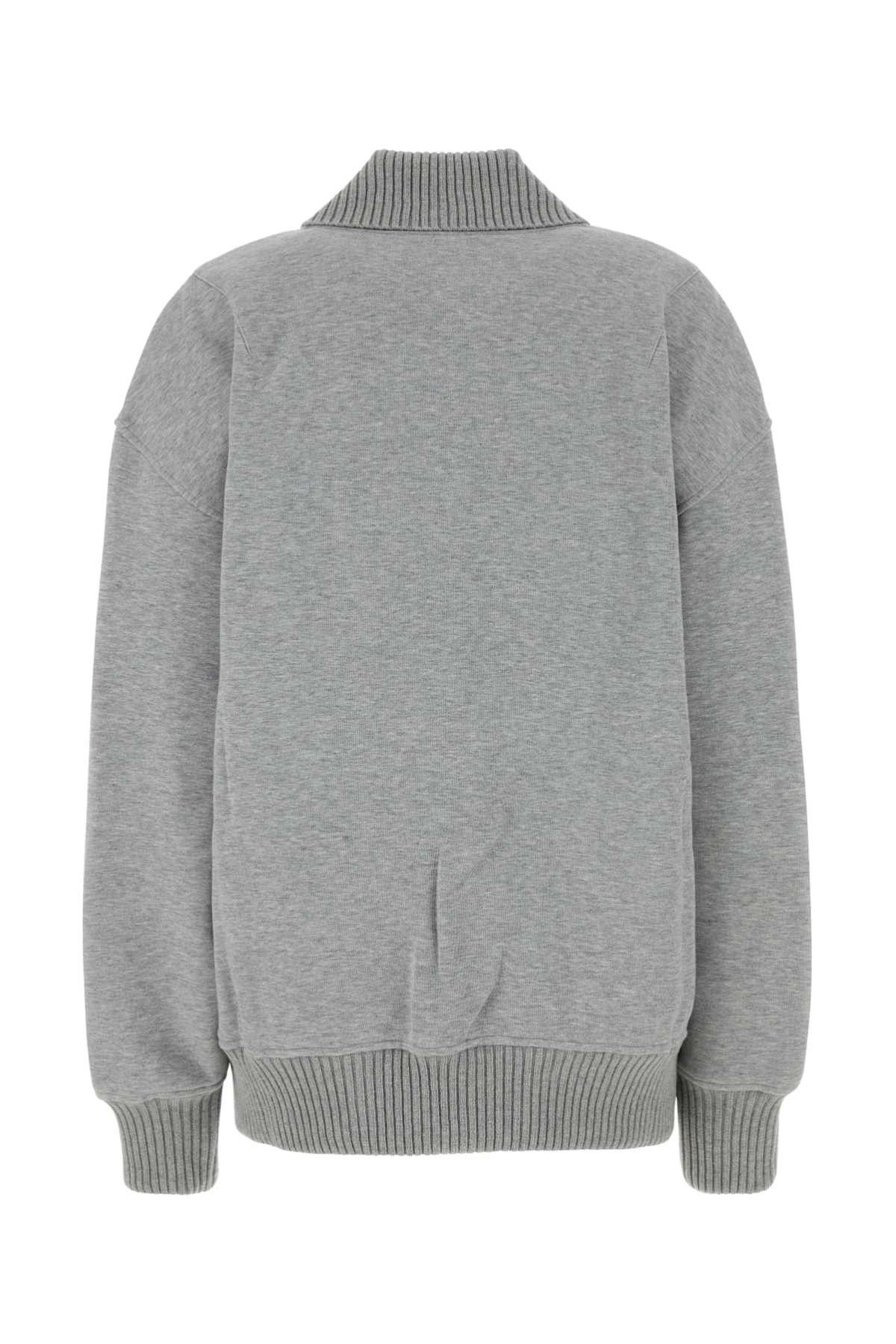 Gucci Grey Cotton Blend Bomber Jacket Size S / US 4 / IT 40 - 2 Thumbnail
