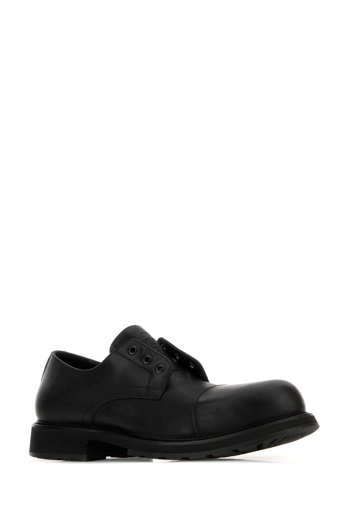 Balenciaga Black Leather Truck Slip Ons Size US 11 / EU 44 - 2 Thumbnail