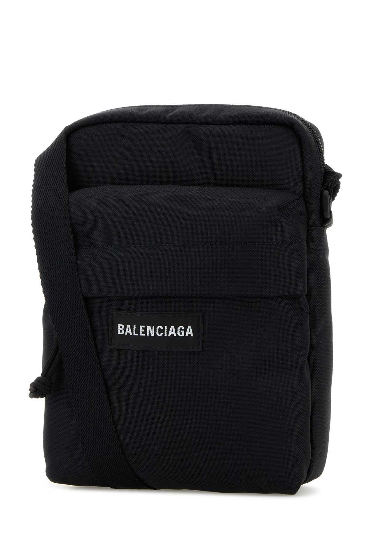Balenciaga Black Canvas Explorer Crossbody Bag Size ONE SIZE - 2 Thumbnail