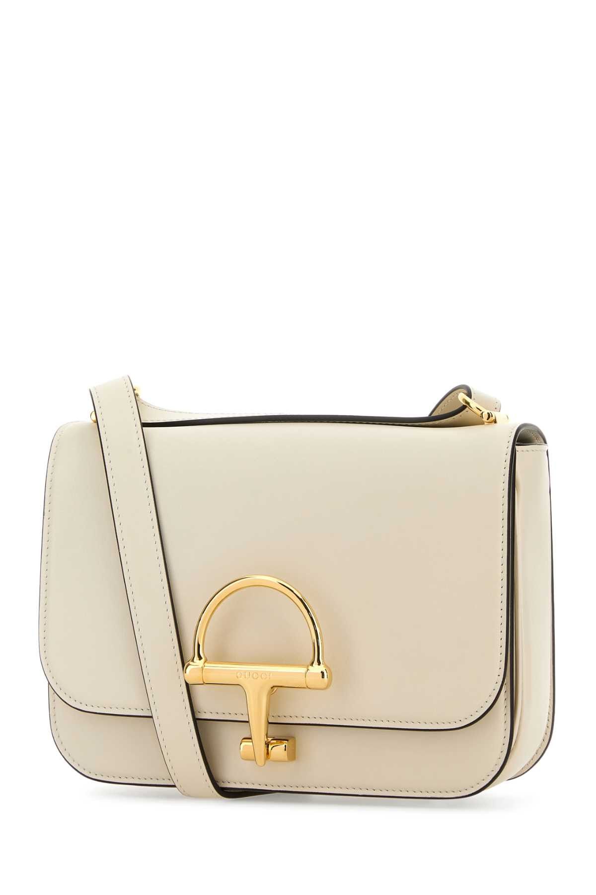 Gucci Ivory Leather Small Gucci Siena Shoulder Bag Size ONE SIZE - 2 Thumbnail