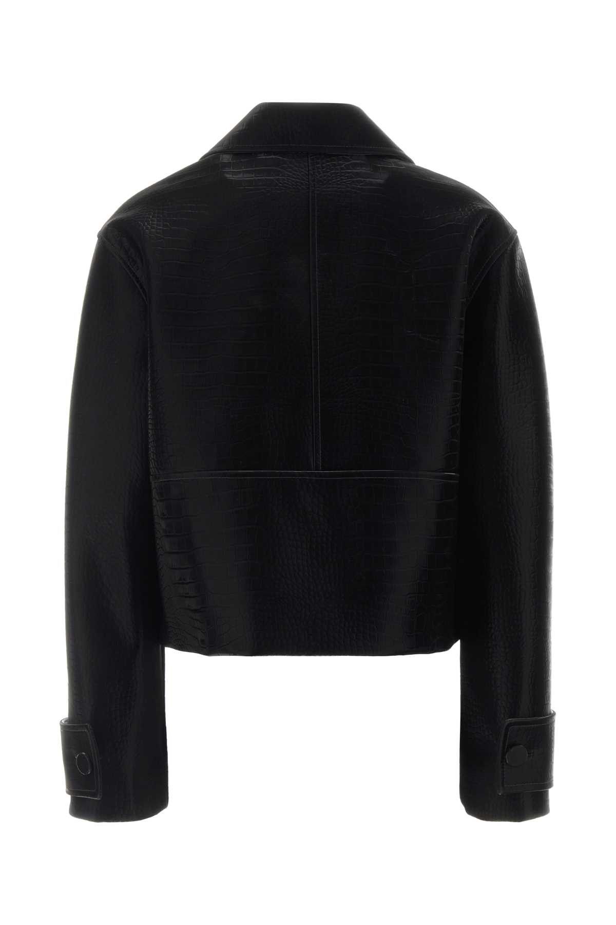 Gucci Black Leather Jacket Size S / US 4 / IT 40 - 2 Thumbnail