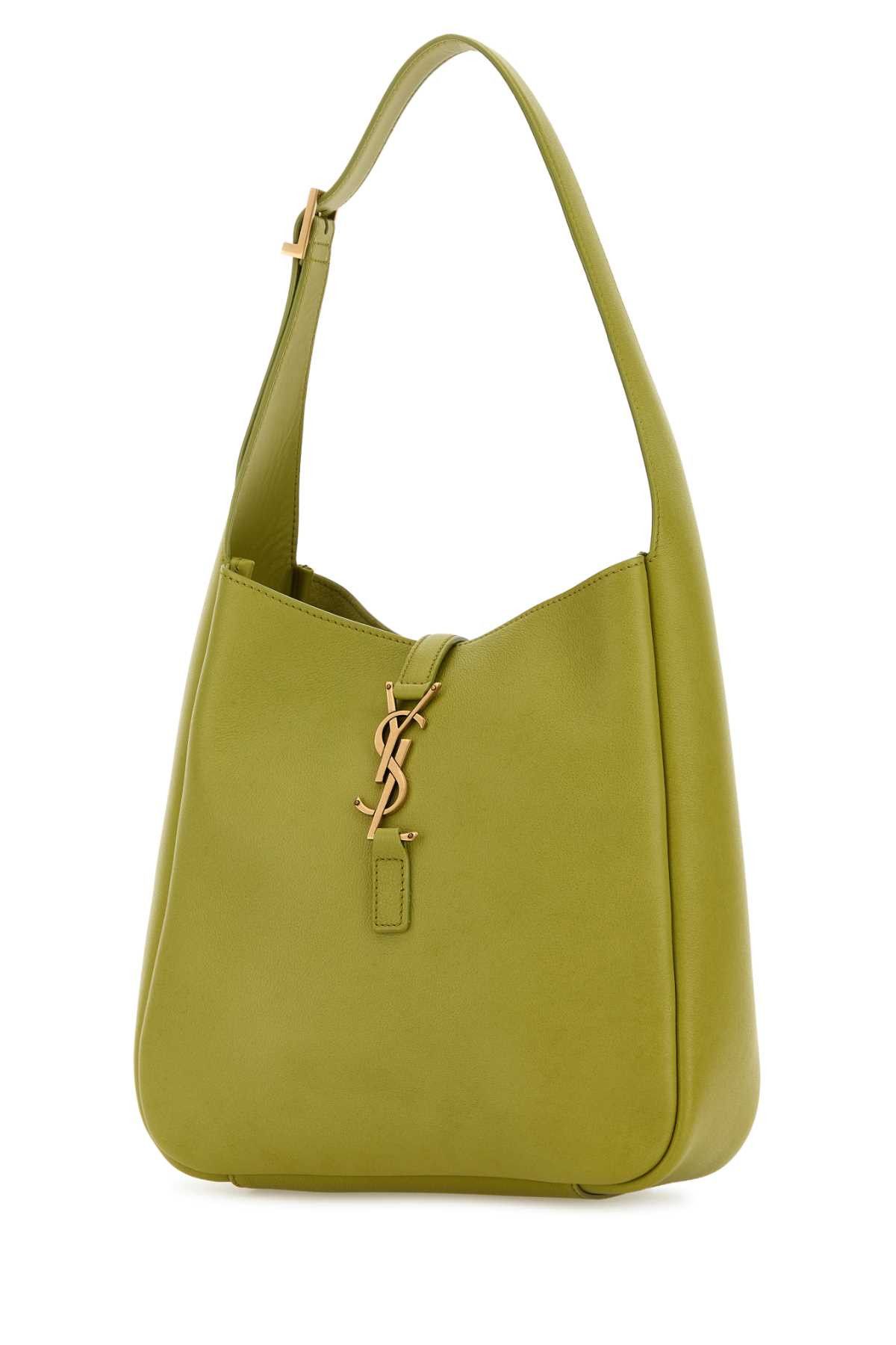 Saint Laurent Paris Pistachio Green Leather Le 5 Ã¡ 7 Shoulder Bag Size ONE SIZE - 2 Thumbnail