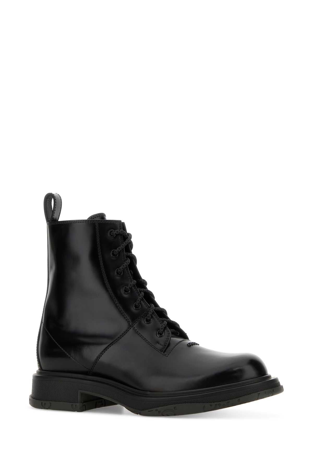 Gucci Black Leather Ankle Boots Size US 9.5 / EU 42-43 - 2 Thumbnail