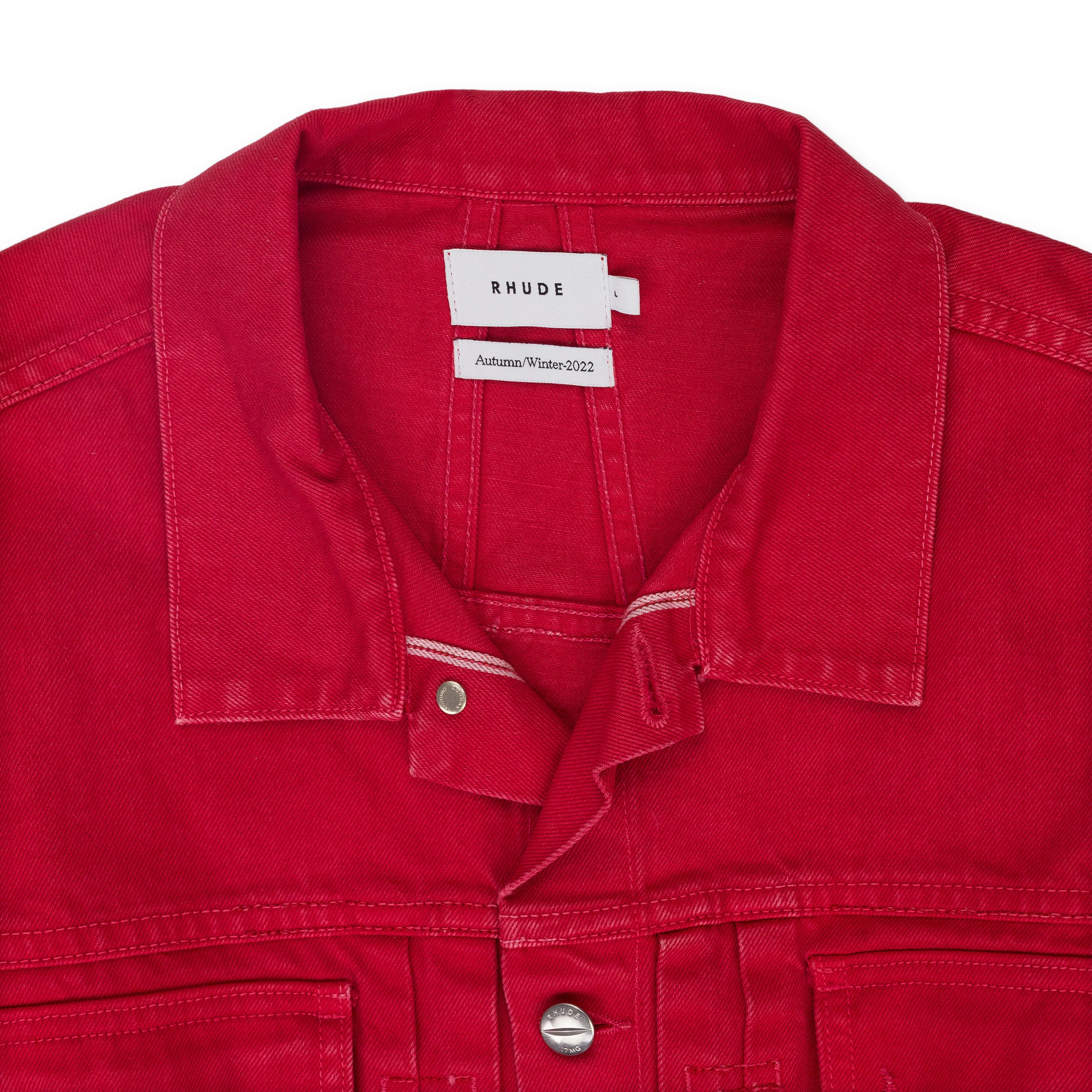 Rhude Denim Jacket SIZE XXL Size US XXL / EU 58 / 5 - 3 Thumbnail