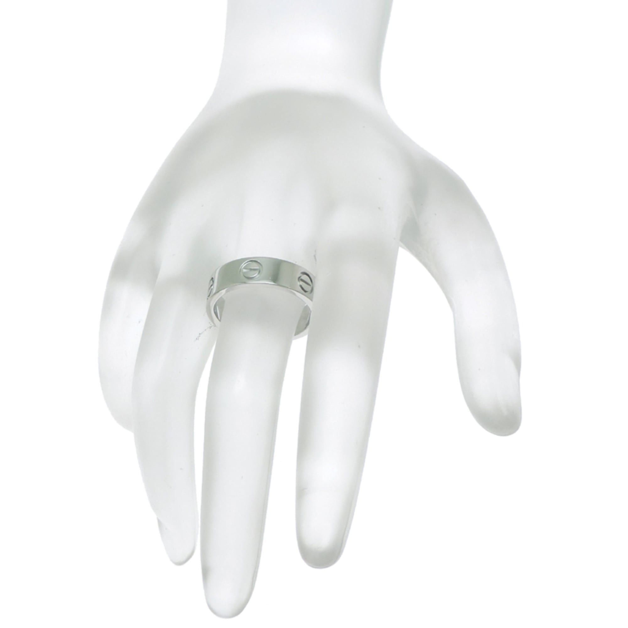 Cartier Cartier Love #53 Women's/Men's Ring B4084900 Pt950 Platinum Size ONE SIZE - 8 Thumbnail