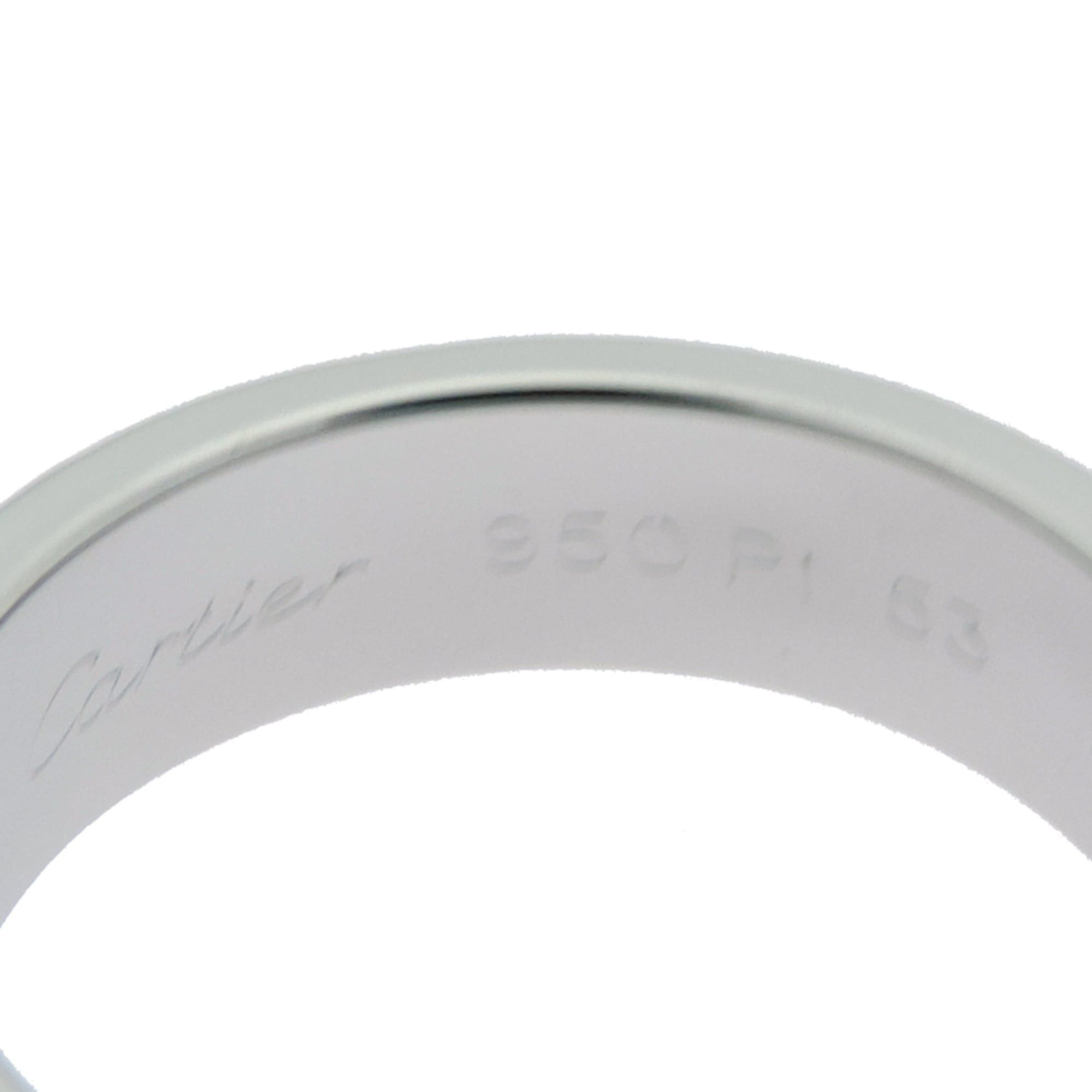 Cartier Cartier Love #53 Women's/Men's Ring B4084900 Pt950 Platinum Size ONE SIZE - 5 Thumbnail