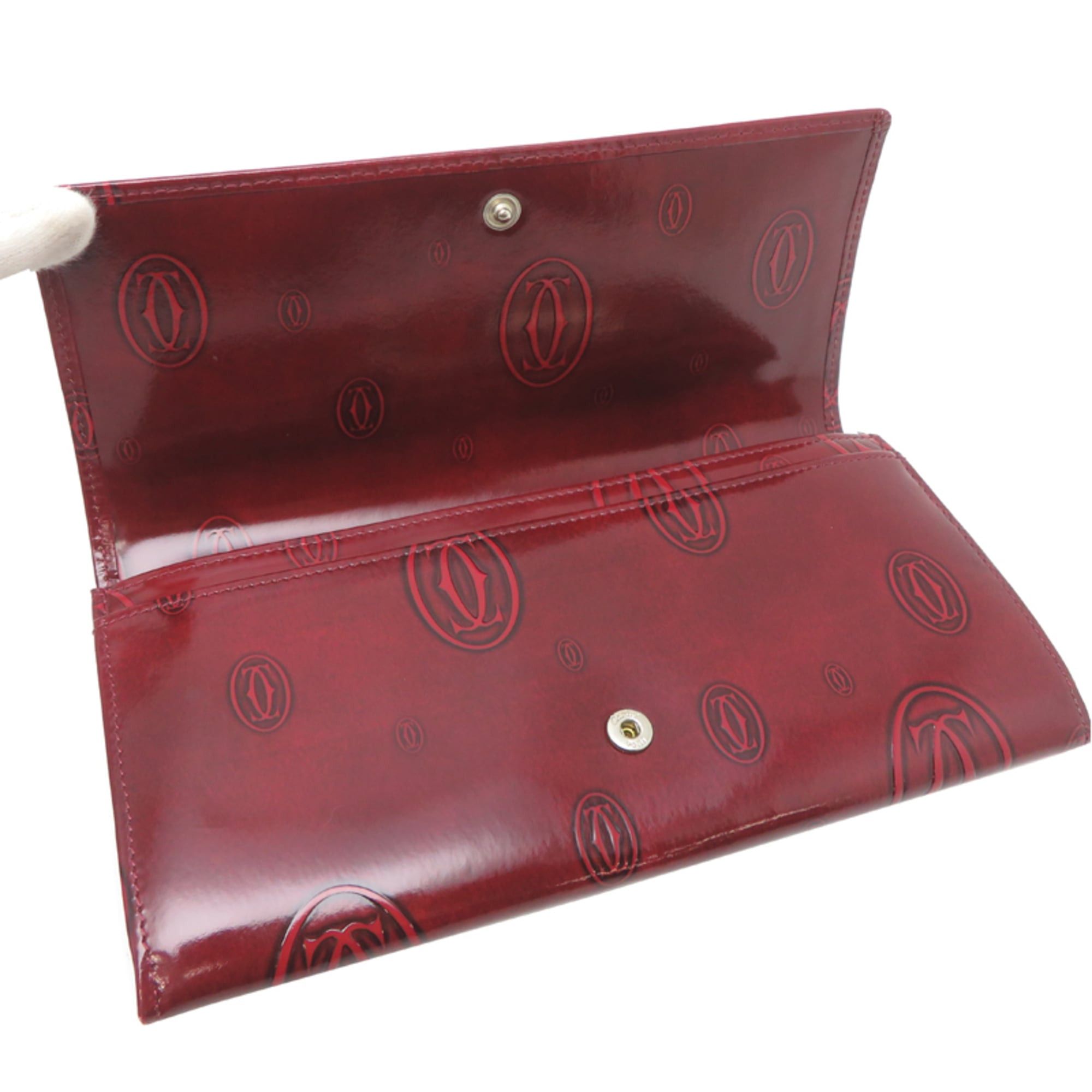 Cartier Cartier Women's Long Wallet L3000722 Enamel Bordeaux (Red) Size ONE SIZE - 5 Thumbnail