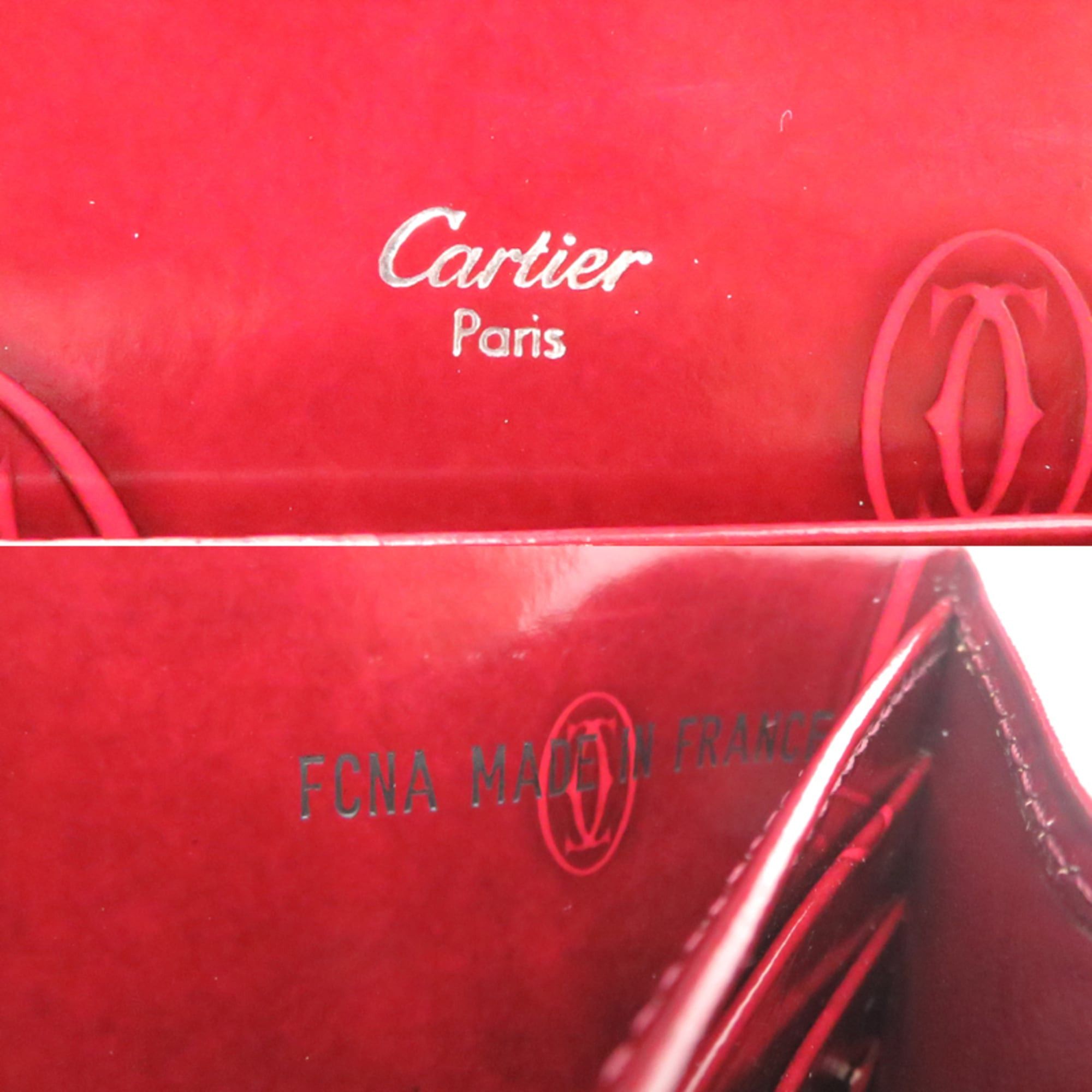 Cartier Cartier Women's Long Wallet L3000722 Enamel Bordeaux (Red) Size ONE SIZE - 8 Thumbnail