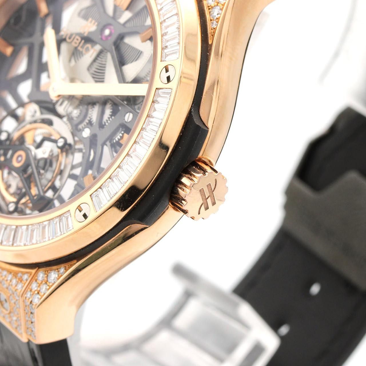 Hublot Hublot Hublot Classic Fusion Skeleton Tourbillon Pink Gold Precious Metal Other 505.OX.0180.LR.0904 DUTY FREE for USA Size ONE SIZE - 3 Thumbnail