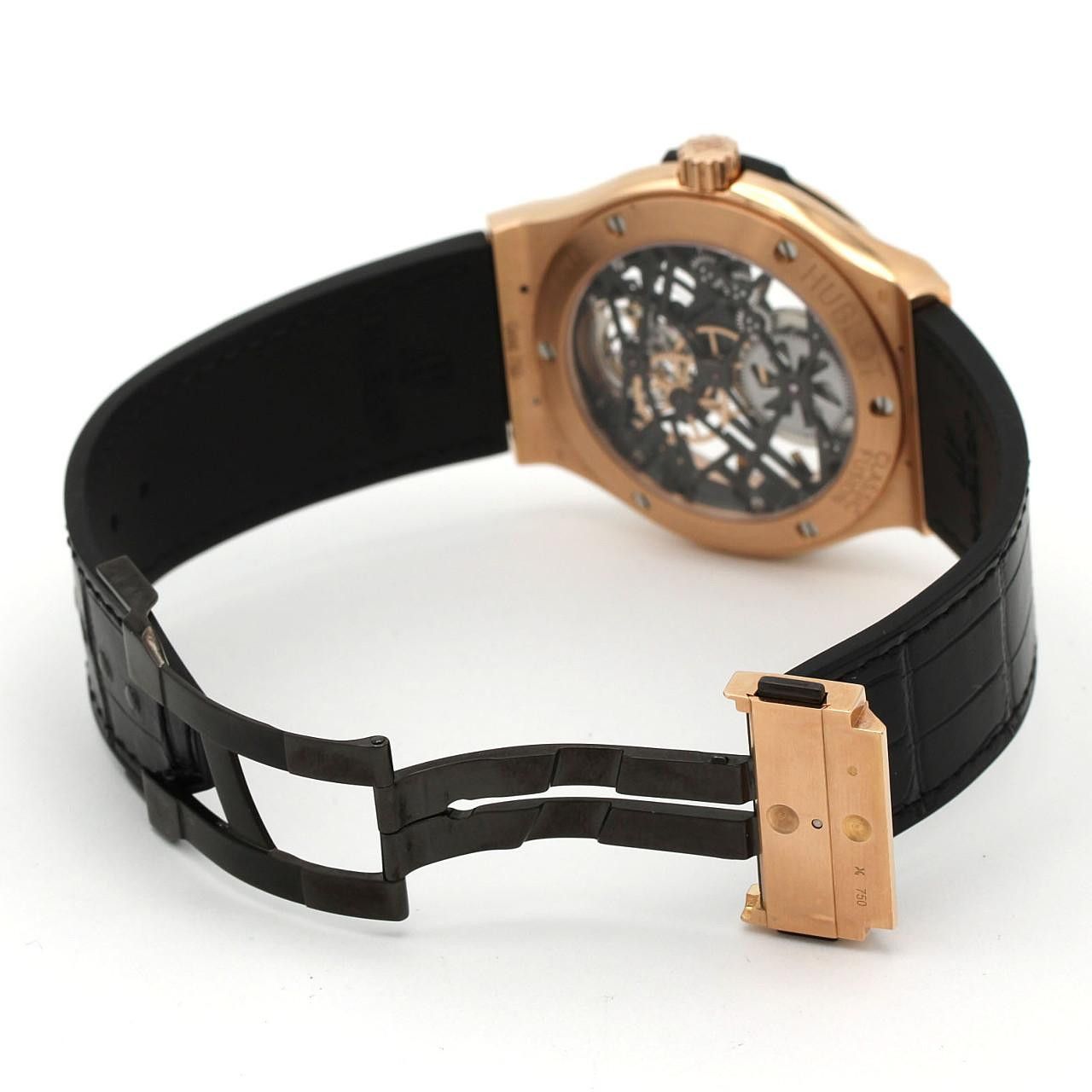 Hublot Hublot Hublot Classic Fusion Skeleton Tourbillon Pink Gold Precious Metal Other 505.OX.0180.LR.0904 DUTY FREE for USA Size ONE SIZE - 5 Thumbnail