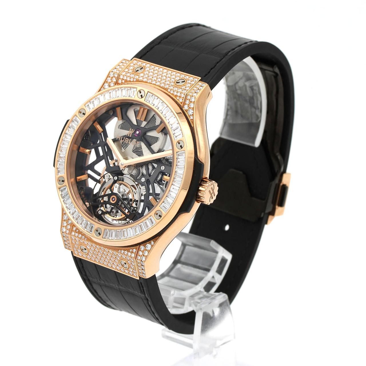 Hublot Hublot Hublot Classic Fusion Skeleton Tourbillon Pink Gold Precious Metal Other 505.OX.0180.LR.0904 DUTY FREE for USA Size ONE SIZE - 2 Thumbnail