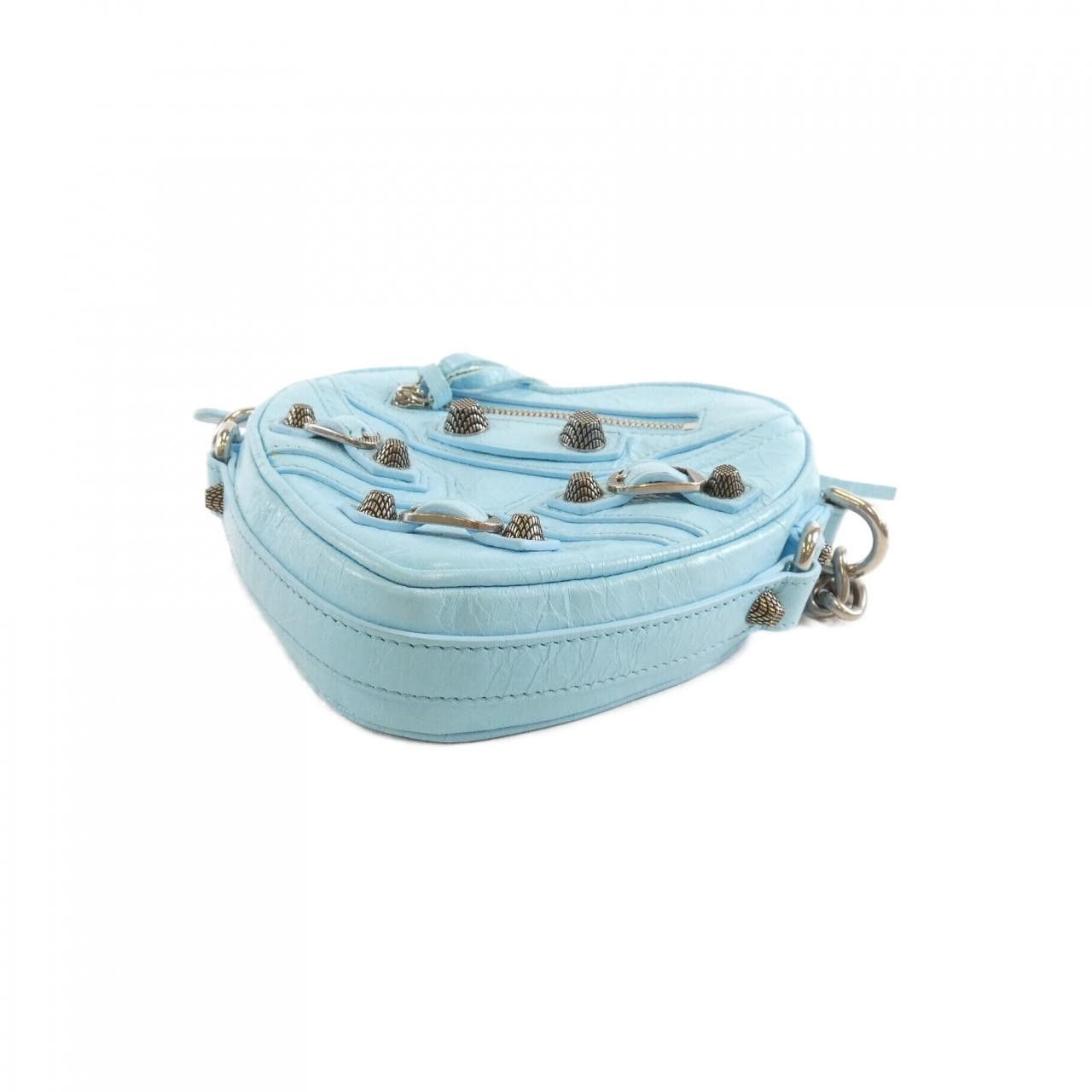Balenciaga Balenciaga Balenciaga Le Cagole Heart Mini Lamb Shoulder Bag Leather Shoulder Bag 7227811VG9Y DUTY FREE for USA Size ONE SIZE - 3 Thumbnail