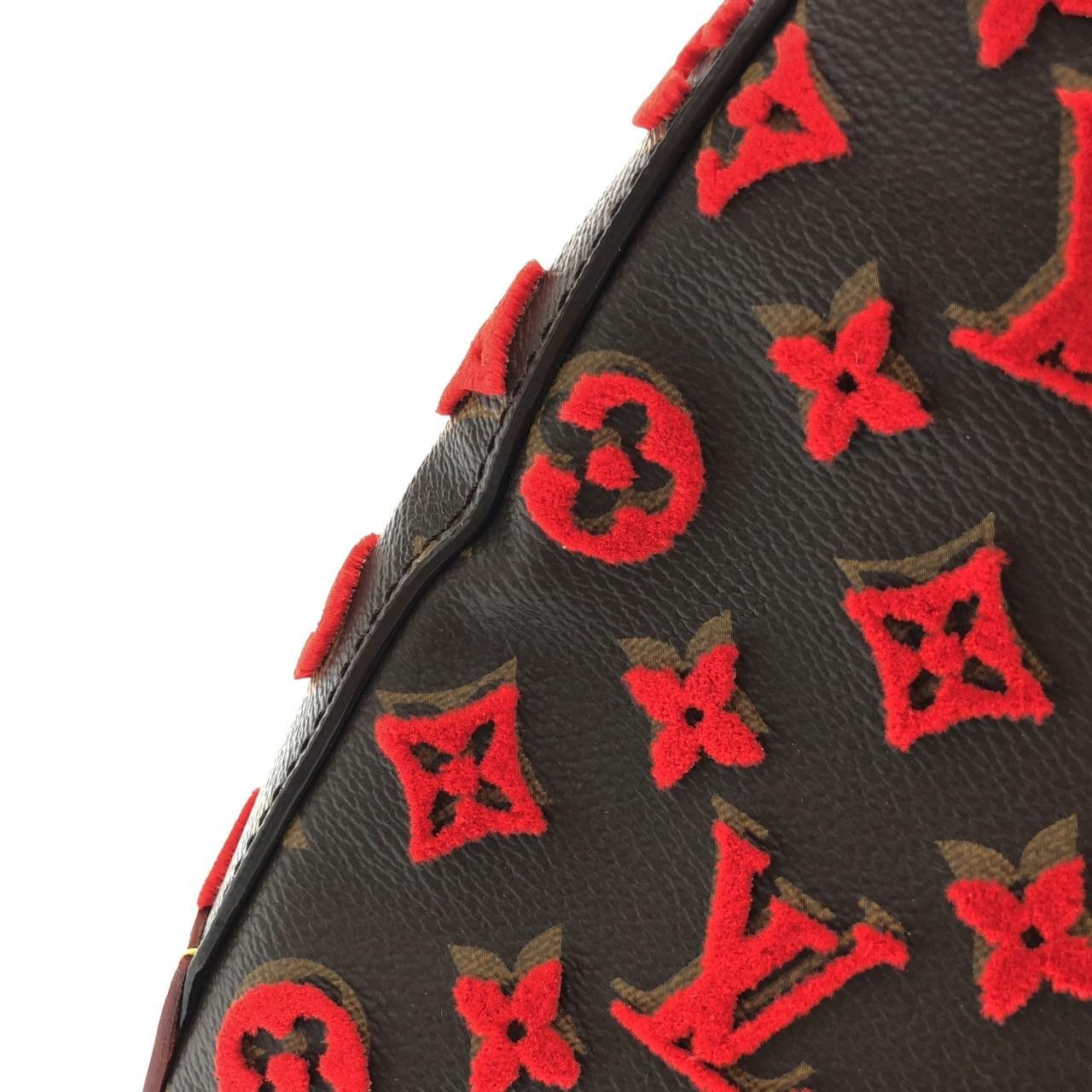 Louis Vuitton Louis Vuitton Louis Vuitton Monogram Veau Velours Bag Textile Handbag M40922 DUTY FREE for USA Size ONE SIZE - 5 Thumbnail
