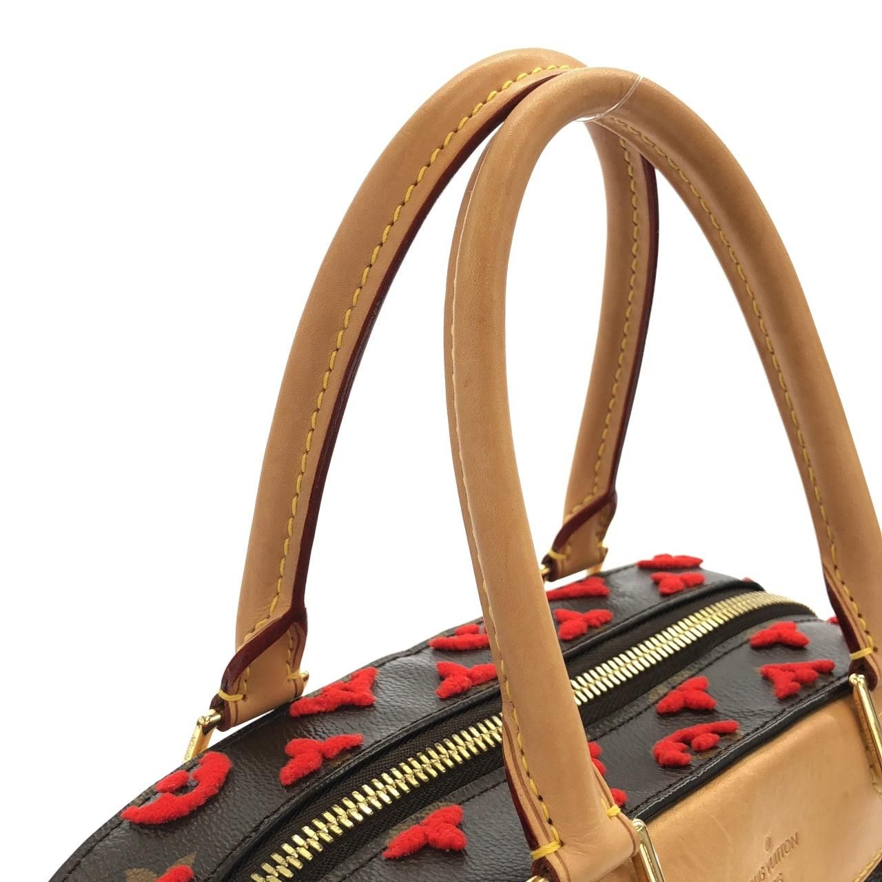 Louis Vuitton Louis Vuitton Louis Vuitton Monogram Veau Velours Bag Textile Handbag M40922 DUTY FREE for USA Size ONE SIZE - 6 Thumbnail