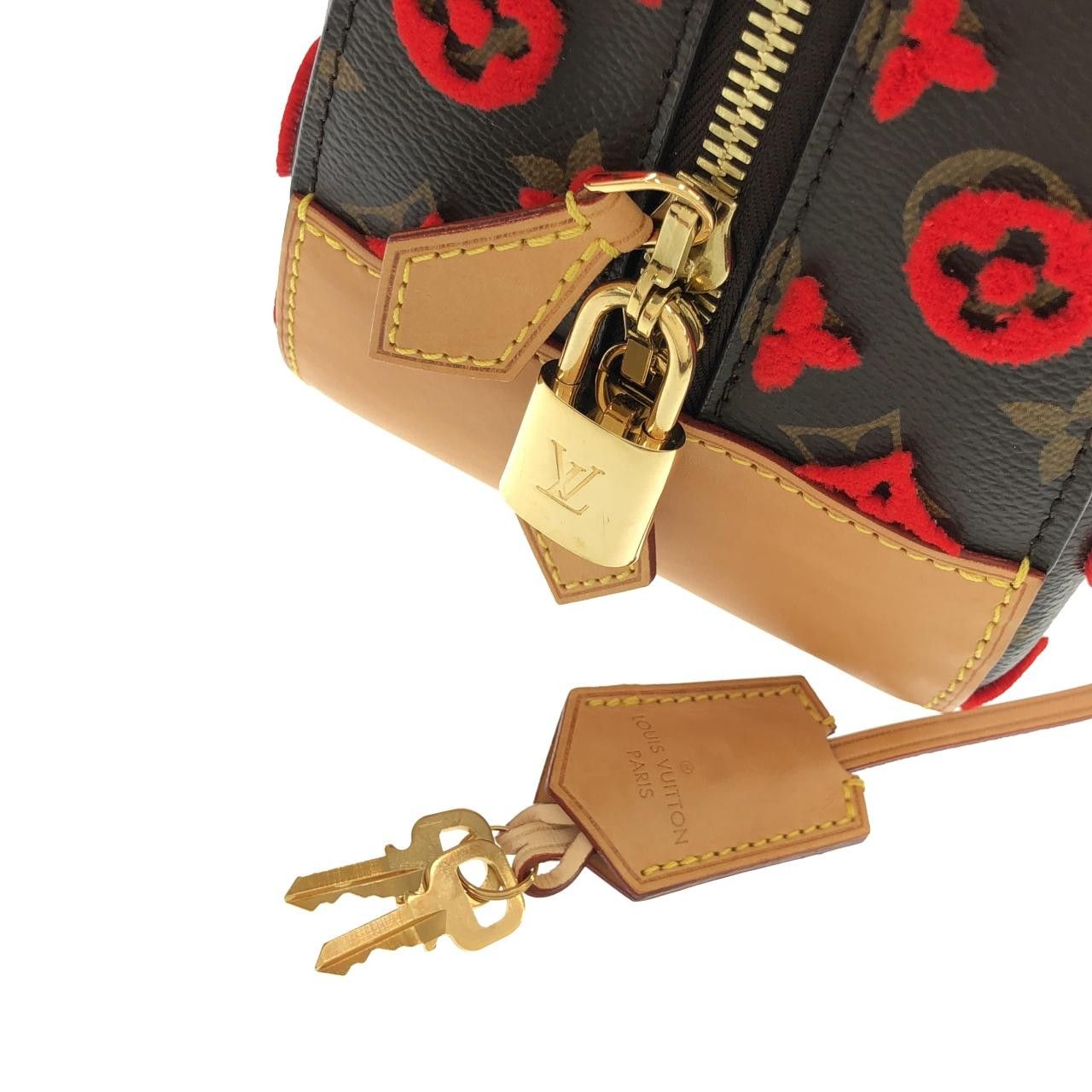 Louis Vuitton Louis Vuitton Louis Vuitton Monogram Veau Velours Bag Textile Handbag M40922 DUTY FREE for USA Size ONE SIZE - 4 Thumbnail