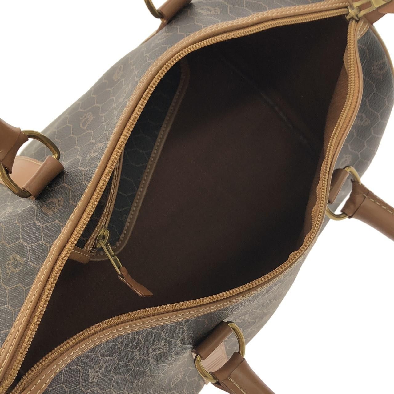Dior Dior Christian Dior Coated Canvas Boston Bag Textile Travel Bag DUTY FREE for USA Size ONE SIZE - 6 Thumbnail
