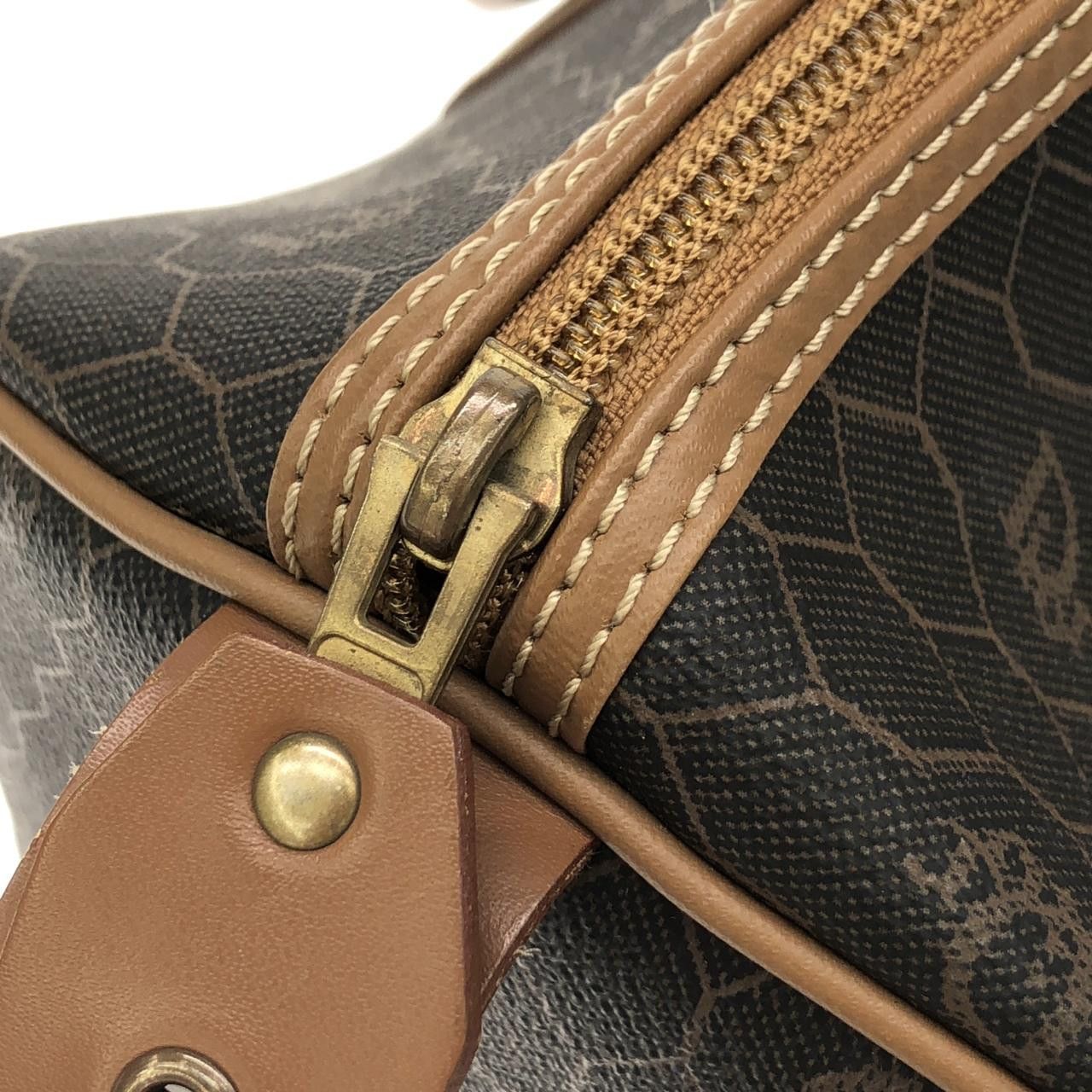 Dior Dior Christian Dior Coated Canvas Boston Bag Textile Travel Bag DUTY FREE for USA Size ONE SIZE - 5 Thumbnail