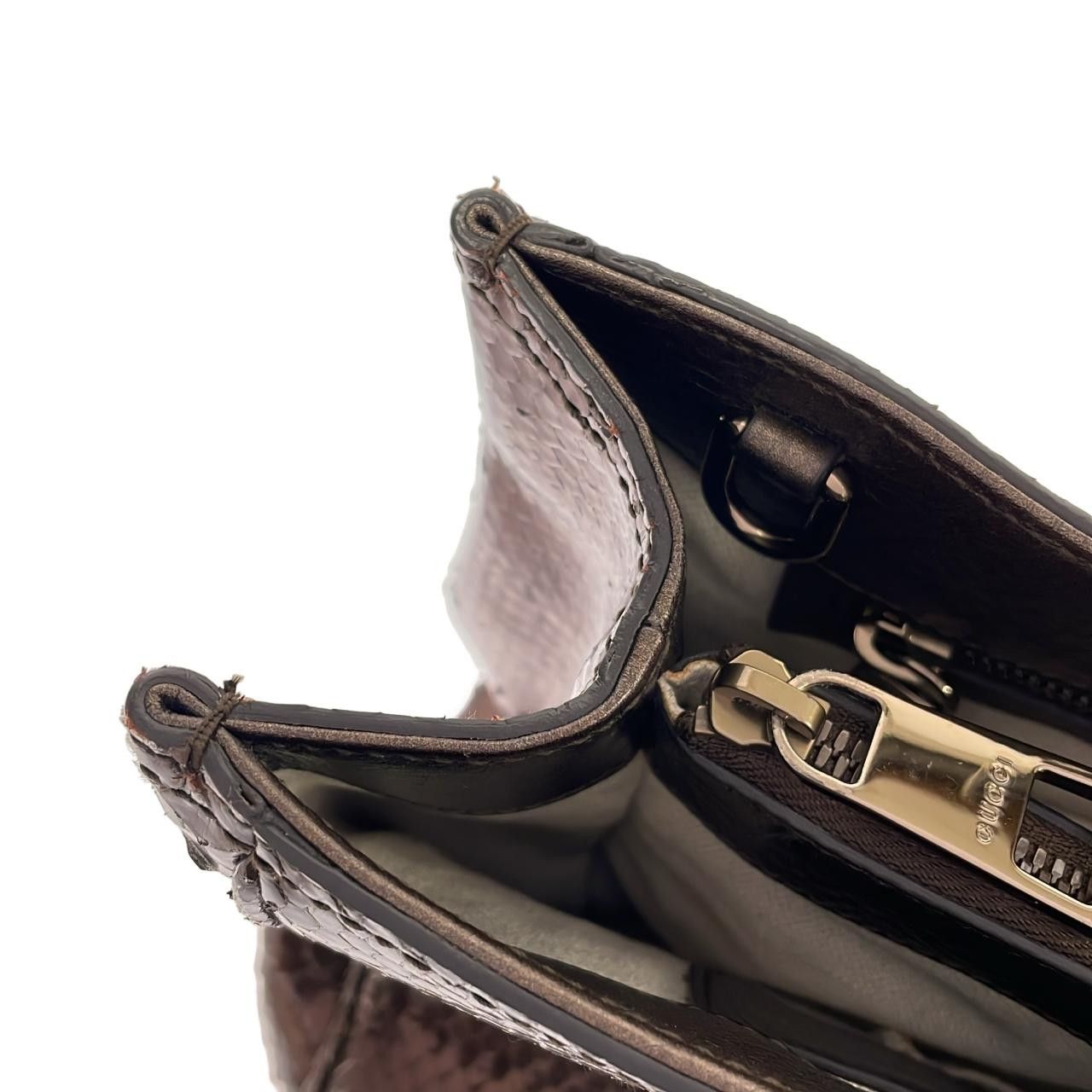 Gucci Gucci Gucci Python Shoulder Bag Others Crossbody Bag 323660 DUTY FREE for USA Size ONE SIZE - 10 Thumbnail