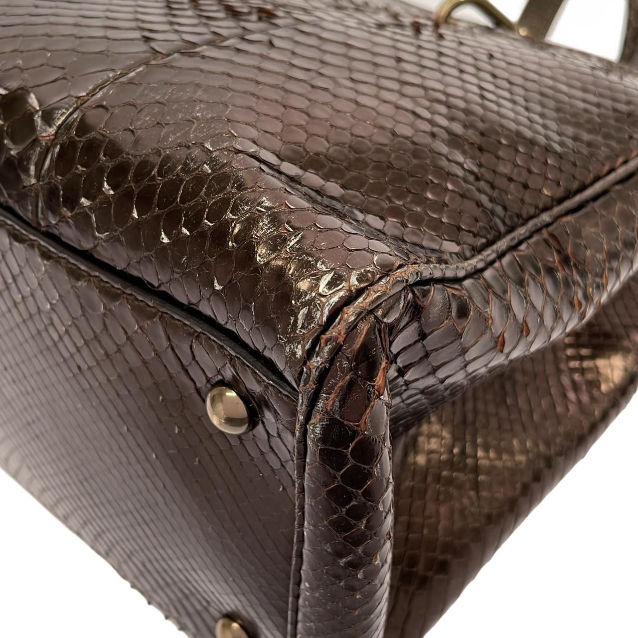 Gucci Gucci Gucci Python Shoulder Bag Others Crossbody Bag 323660 DUTY FREE for USA Size ONE SIZE - 3 Thumbnail