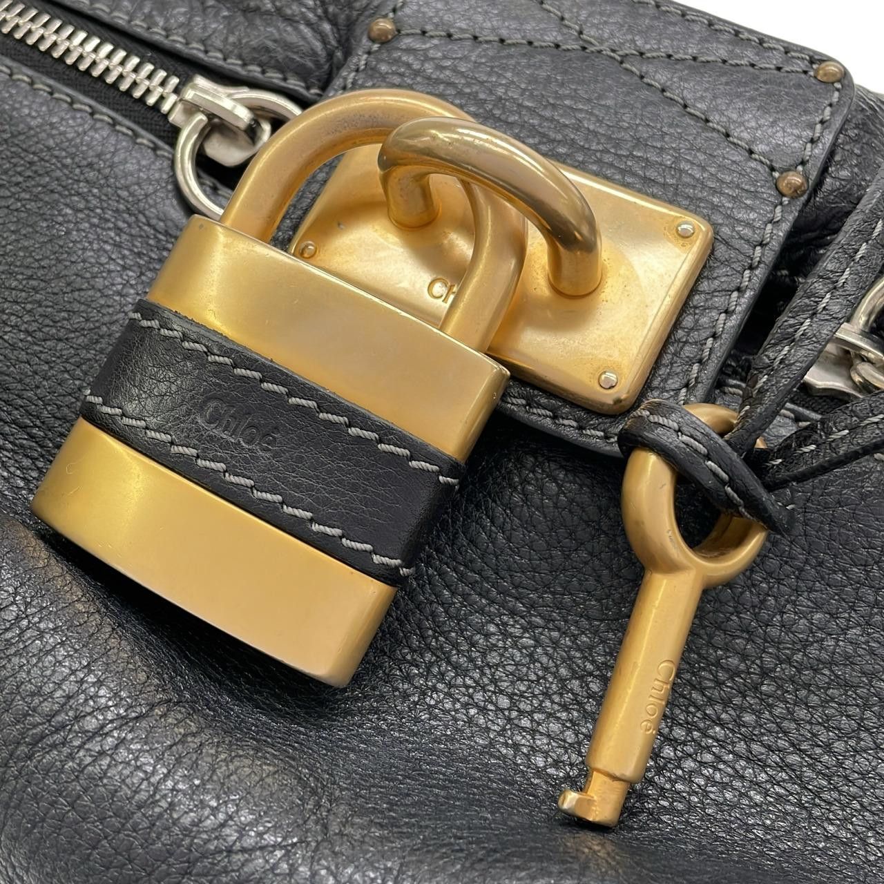 Chloe Chloe Chloe Paddington Cowhide Handbag Leather Handbag 7ESA22 7E422 DUTY FREE for USA Size ONE SIZE - 4 Thumbnail