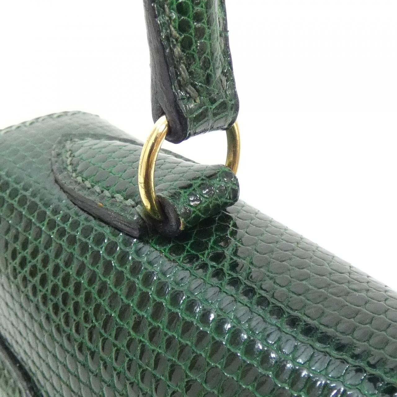 Hermes Hermes Hermes Mini Kelly Lizard Leather Handbag Stamp Y DUTY FREE for USA Size ONE SIZE - 5 Thumbnail