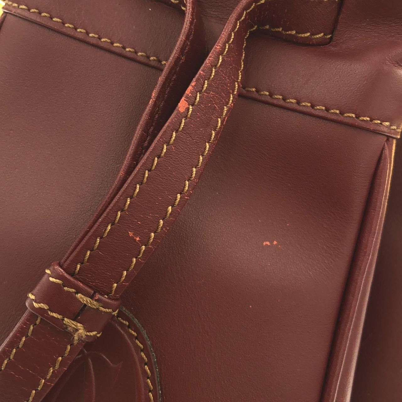 Cartier Cartier Cartier Must de Cartier Leather Shoulder Bag Leather Shoulder Bag DUTY FREE for USA Size ONE SIZE - 4 Thumbnail
