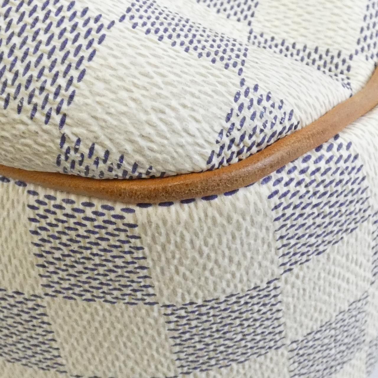 Louis Vuitton Louis Vuitton Louis Vuitton Damier Azur Syracuse Coated Canvas Shoulder Bag Textile Shoulder Bag N41113 DUTY FREE for USA Size ONE SIZE - 4 Thumbnail