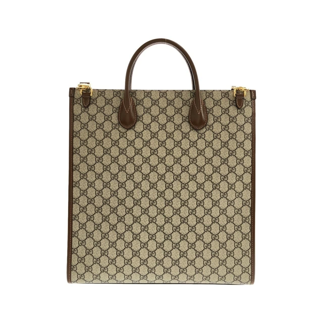 Gucci Gucci Gucci GG Supreme Tote Bag Textile Tote Bag 67415592THG DUTY FREE for USA Size ONE SIZE - 2 Thumbnail