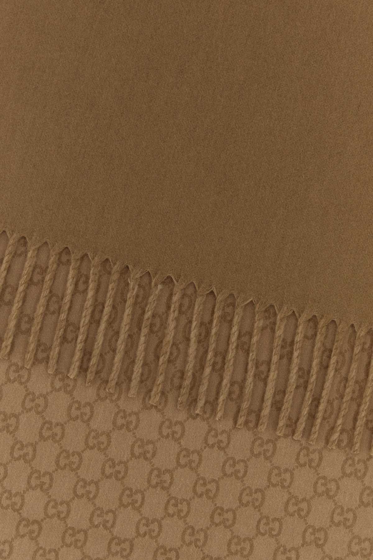 Gucci Embroidered Wool Blend Scarf Size ONE SIZE - 2 Thumbnail