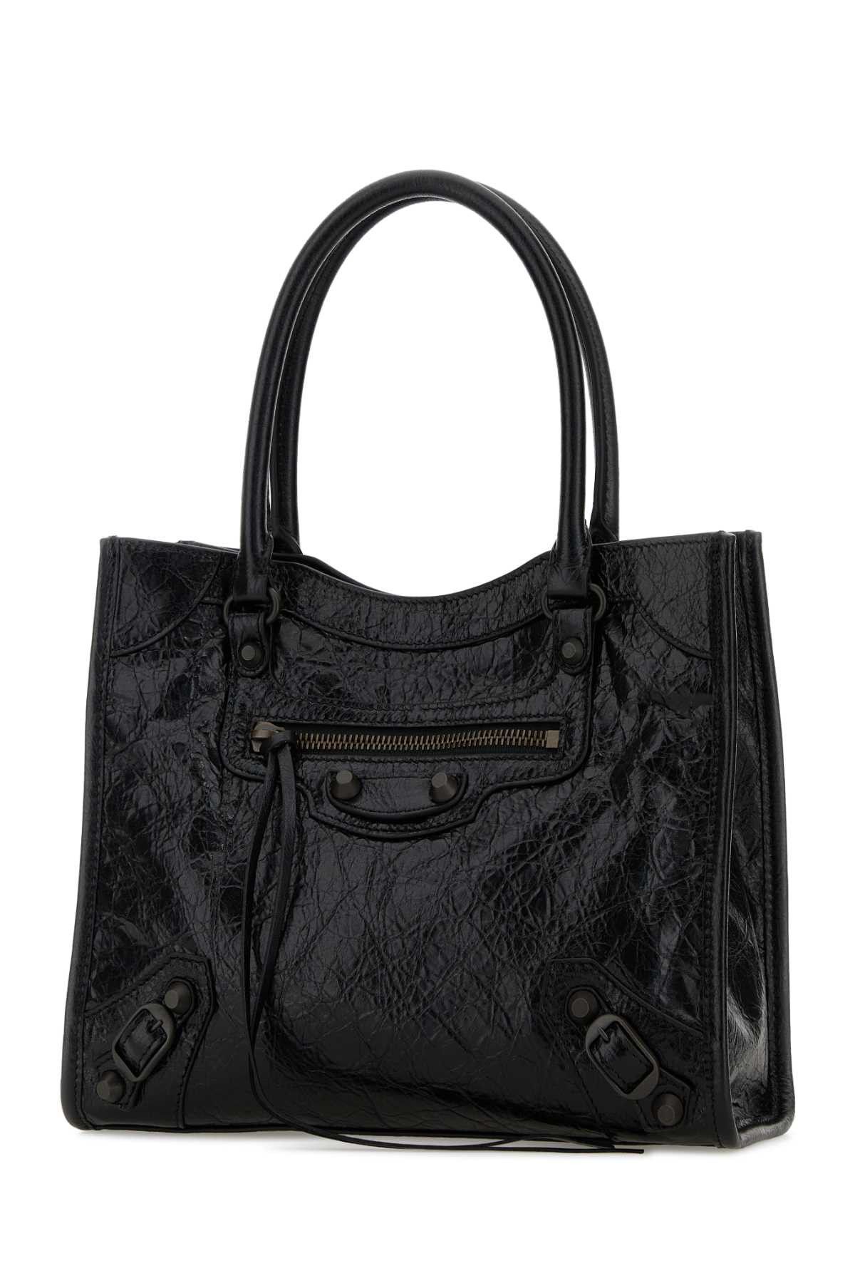 Balenciaga Black Leather Mini Le City Handbag Size ONE SIZE - 2 Thumbnail