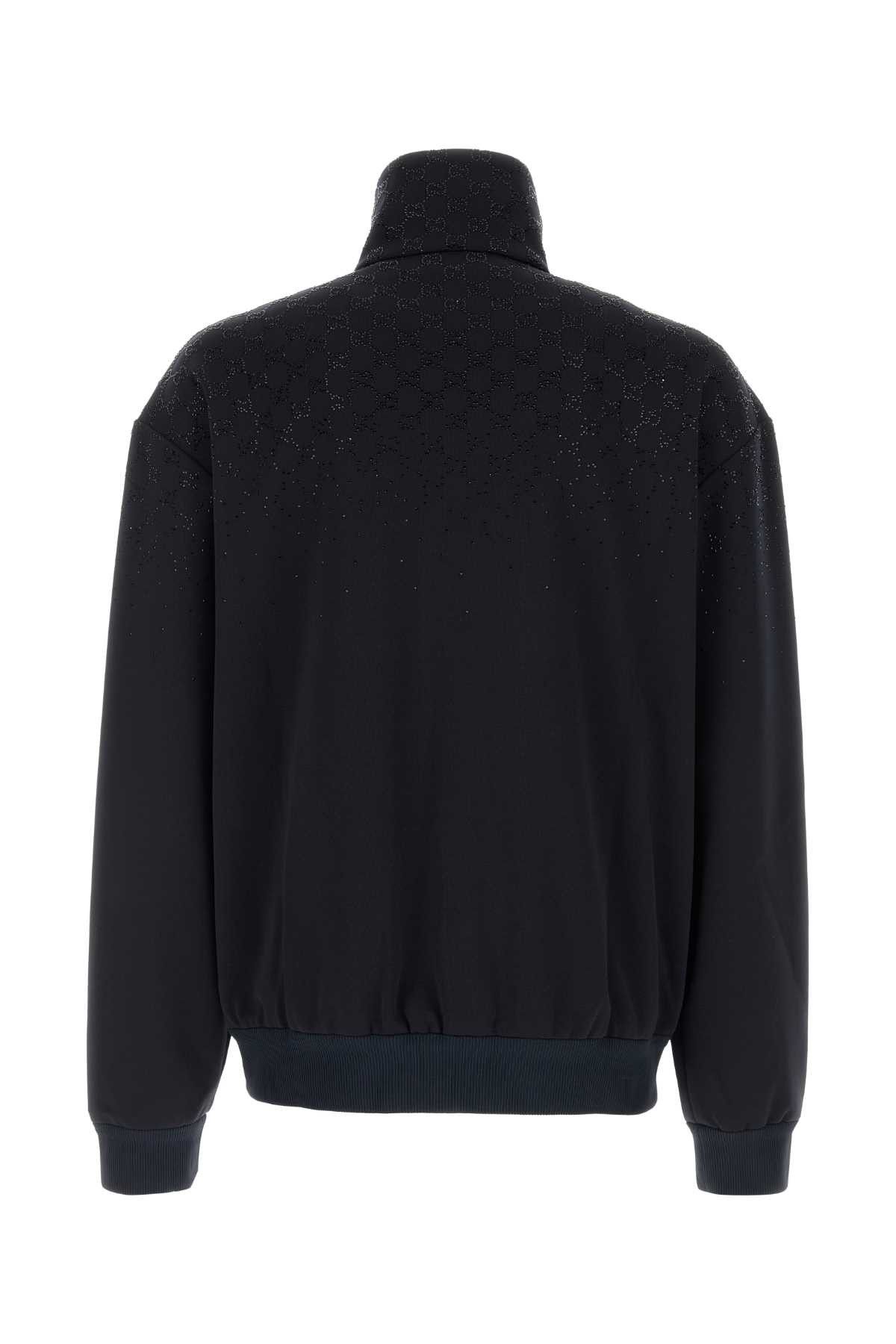 Gucci Midnight Blue Tech Jersey Sweatshirt Size US L / EU 52-54 / 3 - 2 Thumbnail