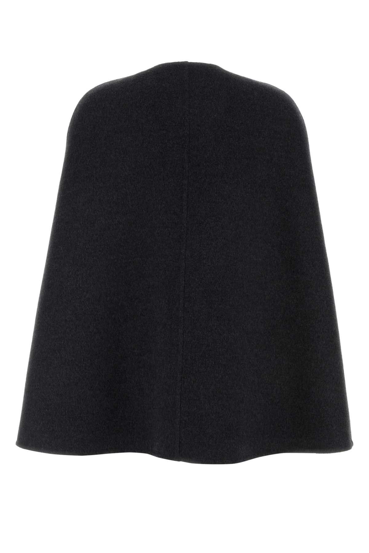 Gucci Charcoal Wool Blend Cape Size M / US 6-8 / IT 42-44 - 2 Thumbnail