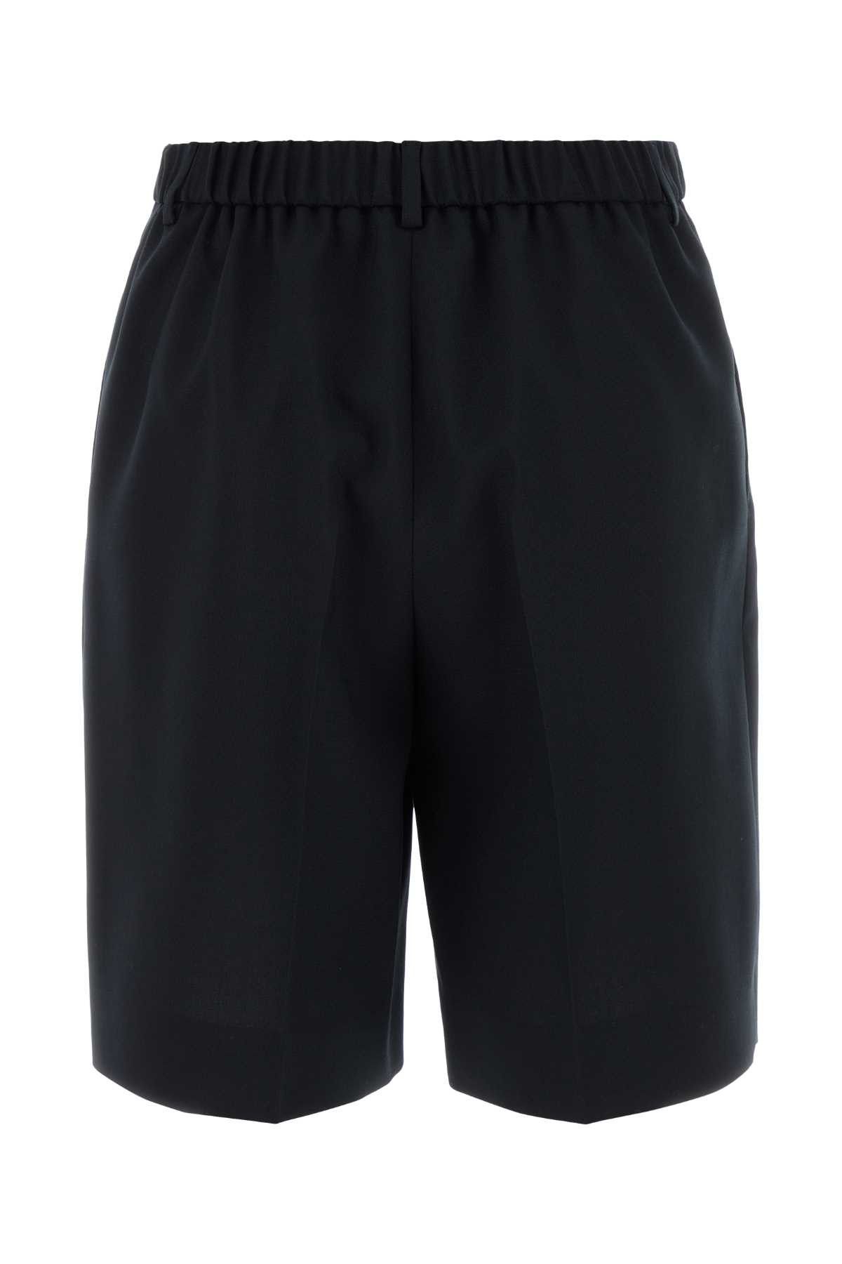 Gucci Dark Blue Wool Shorts Size 27" / US 4 / IT 40 - 2 Thumbnail