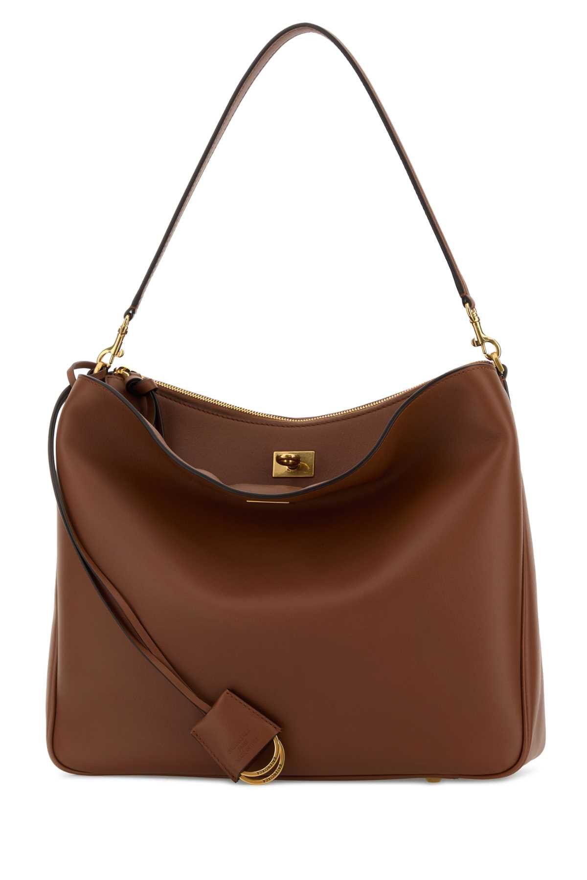 Balenciaga Caramel Leather Medium Rodeo Handbag Size ONE SIZE - 2 Thumbnail
