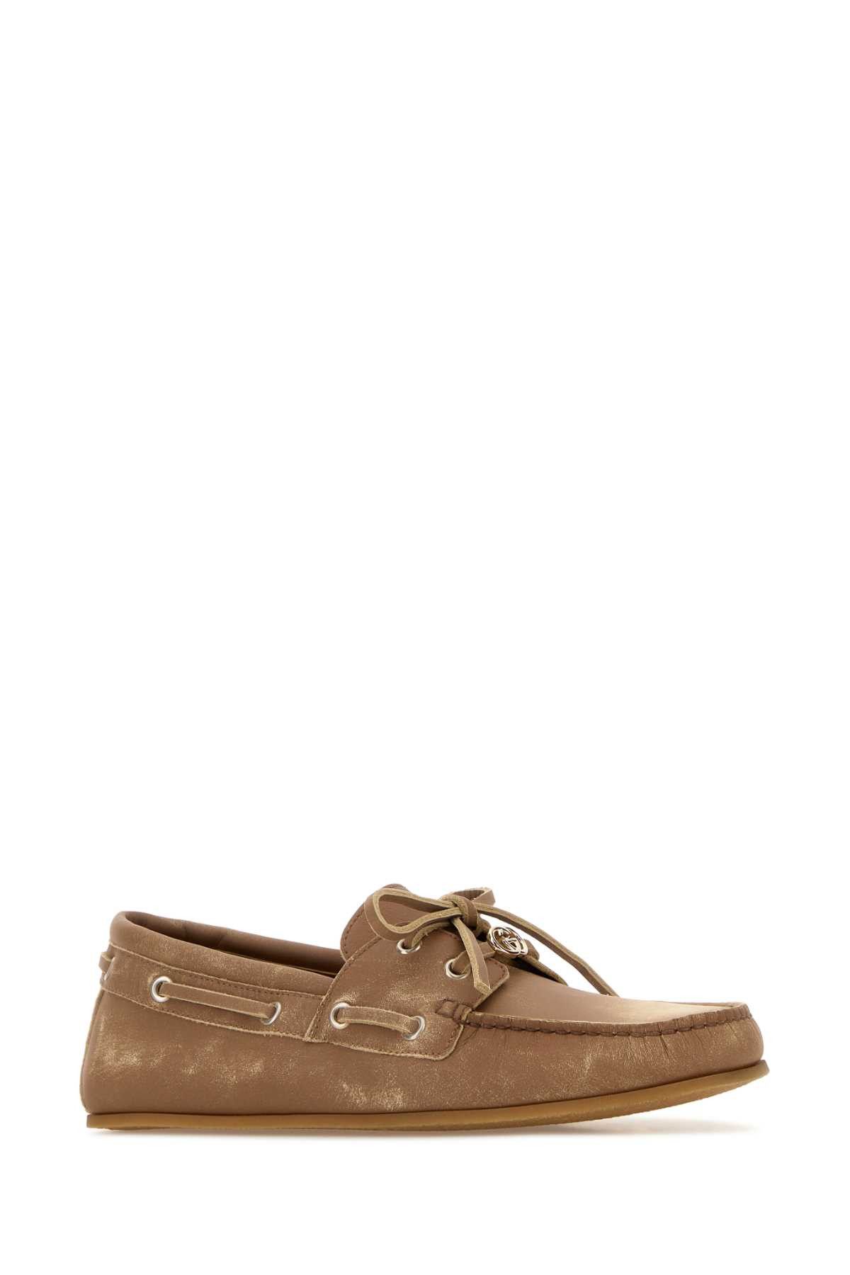 Gucci Camel Leather Loafers Size US 7 / IT 37 - 2 Thumbnail