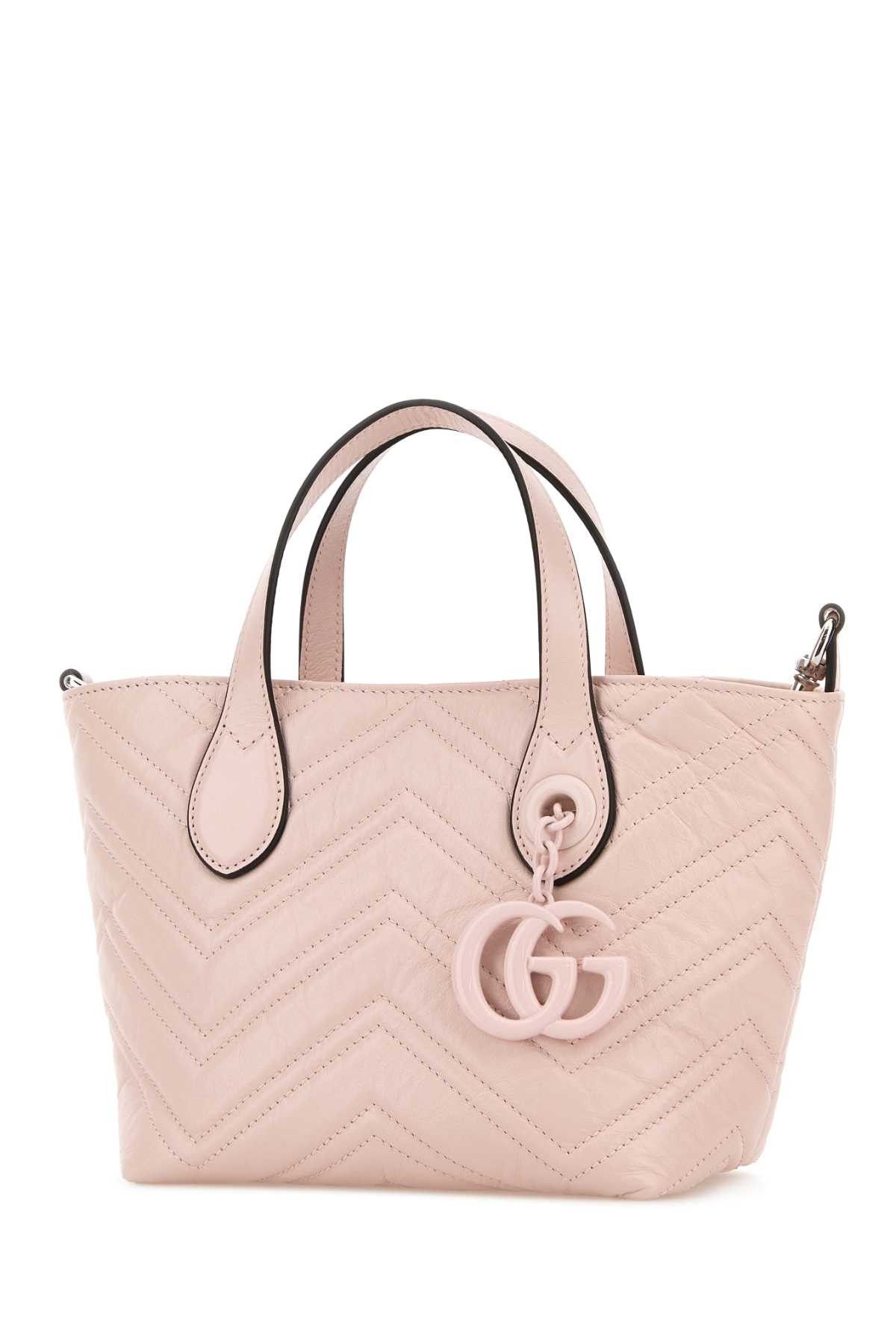 Gucci Pastel Pink Leather Small Gg Marmont Handbag Size ONE SIZE - 2 Thumbnail