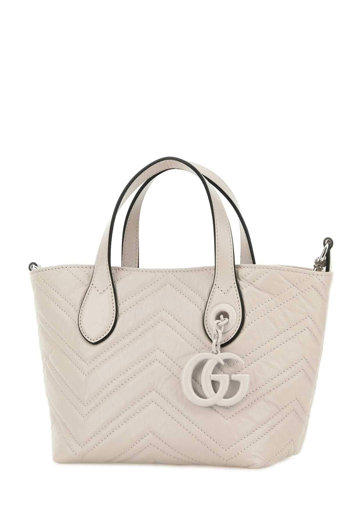Gucci Ivory Leather Small Gg Marmont Handbag Size ONE SIZE - 2 Thumbnail