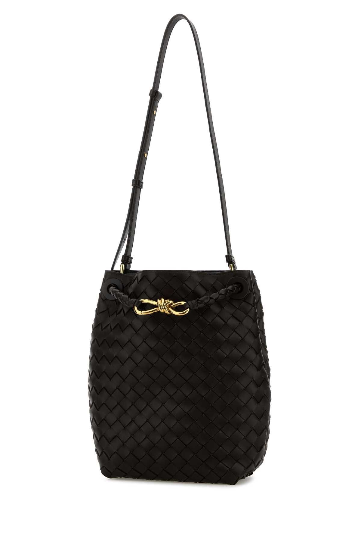 Bottega Veneta Dark Brown Leather Small Andiamo Bucket Bag Size ONE SIZE - 2 Thumbnail
