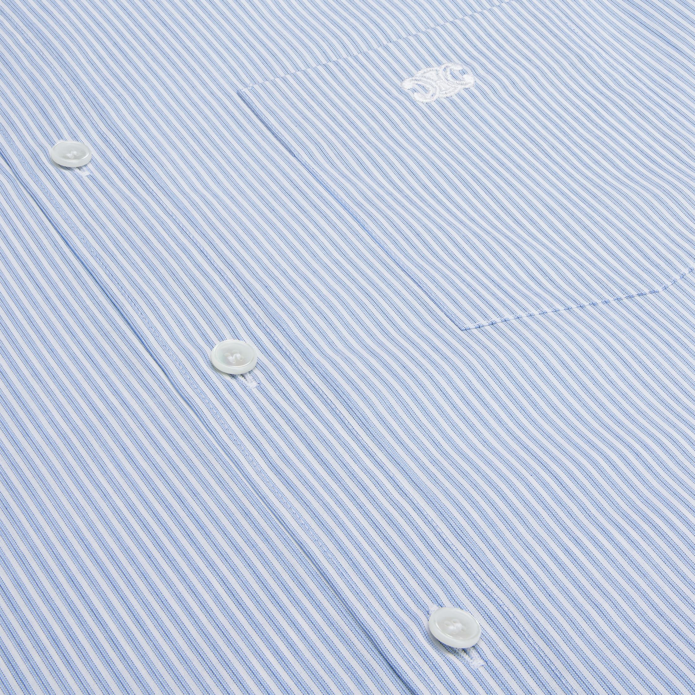 Celine LOOSE SHIRT IN STRIPED COTTON blue Size US M / EU 48-50 / 2 - 4 Thumbnail