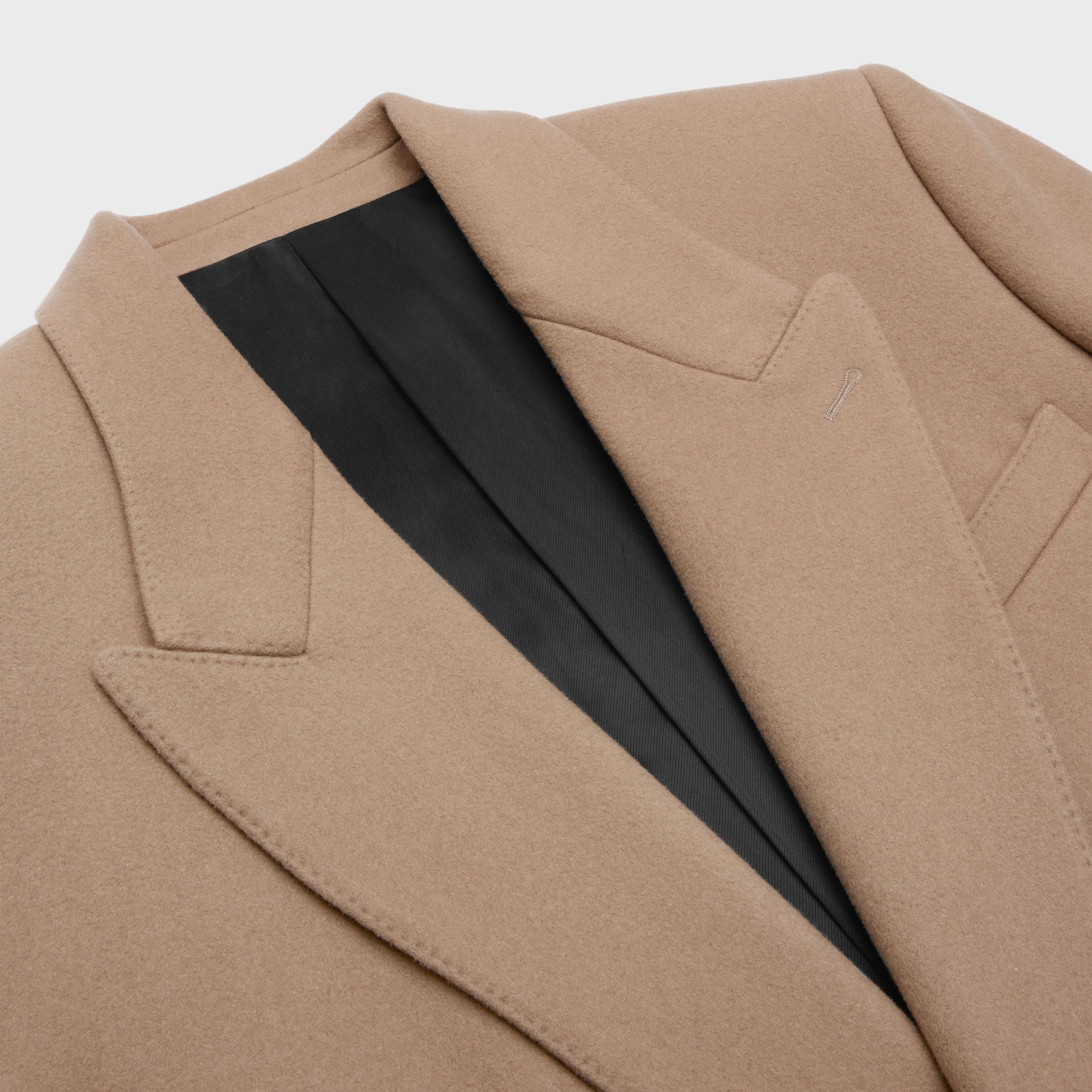 Celine BOXY COAT IN CASHMERE CLOTH dark camel Size US S / EU 44-46 / 1 - 3 Thumbnail