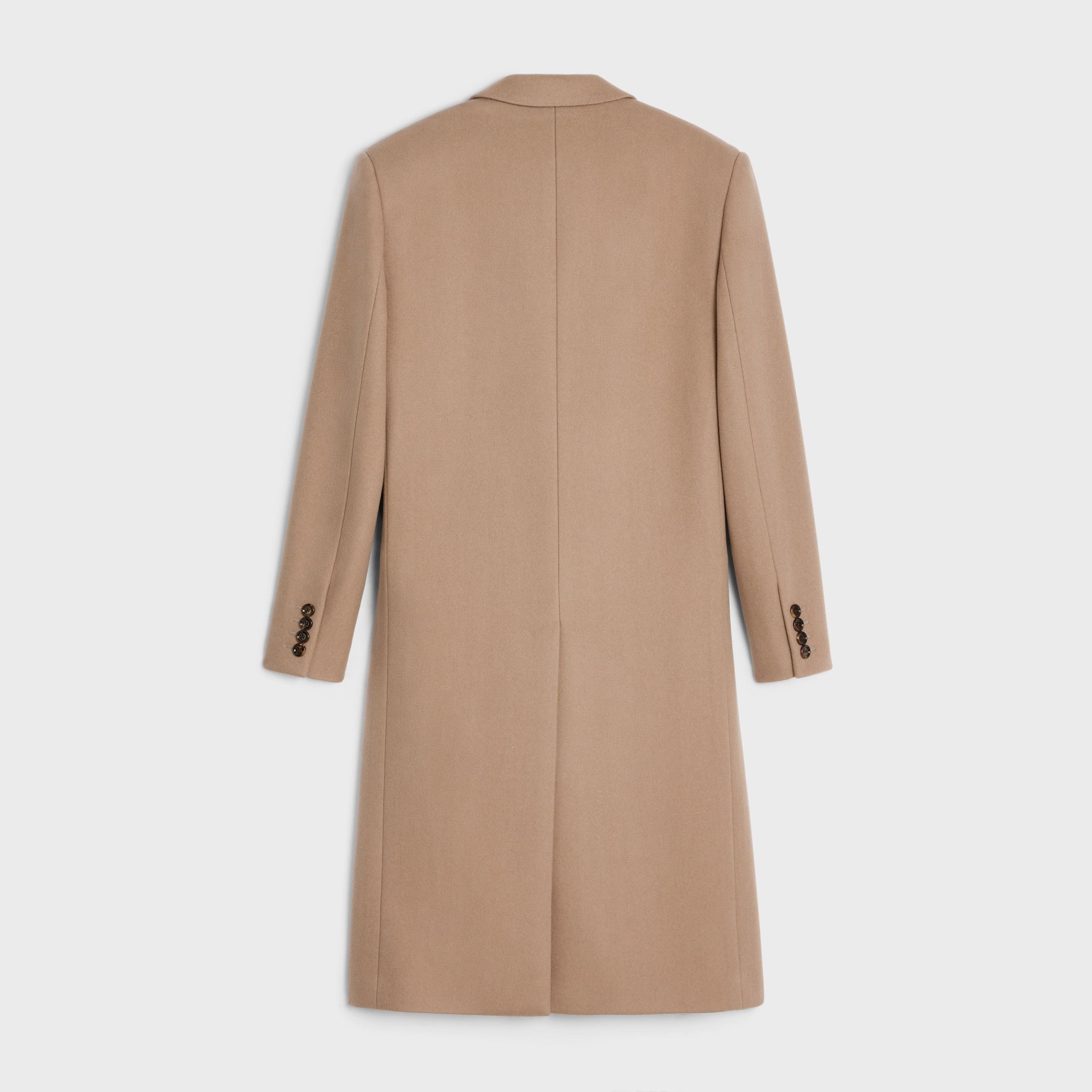 Celine BOXY COAT IN CASHMERE CLOTH dark camel Size US XXL / EU 58 / 5 - 2 Thumbnail