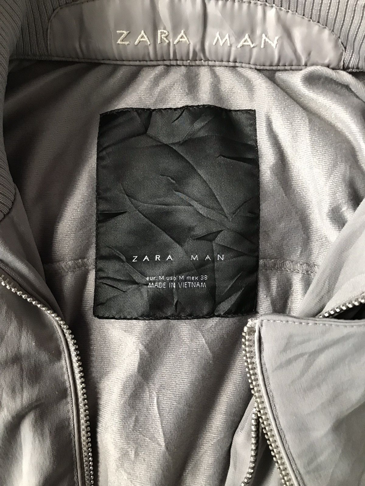 Zara Zara rockers jacket grey color Size US M / EU 48-50 / 2 - 4 Thumbnail
