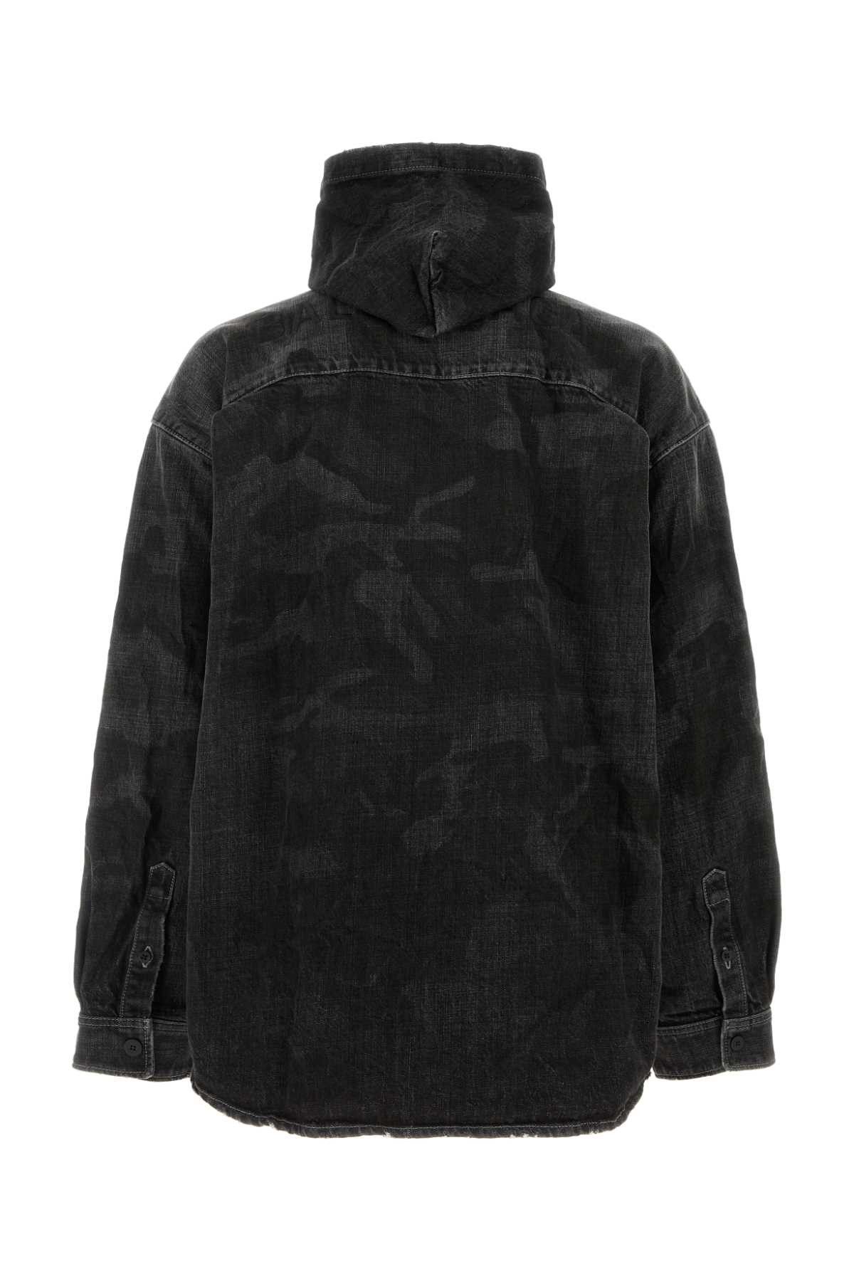 Balenciaga Black Denim Jacket Size US S / EU 44-46 / 1 - 2 Thumbnail