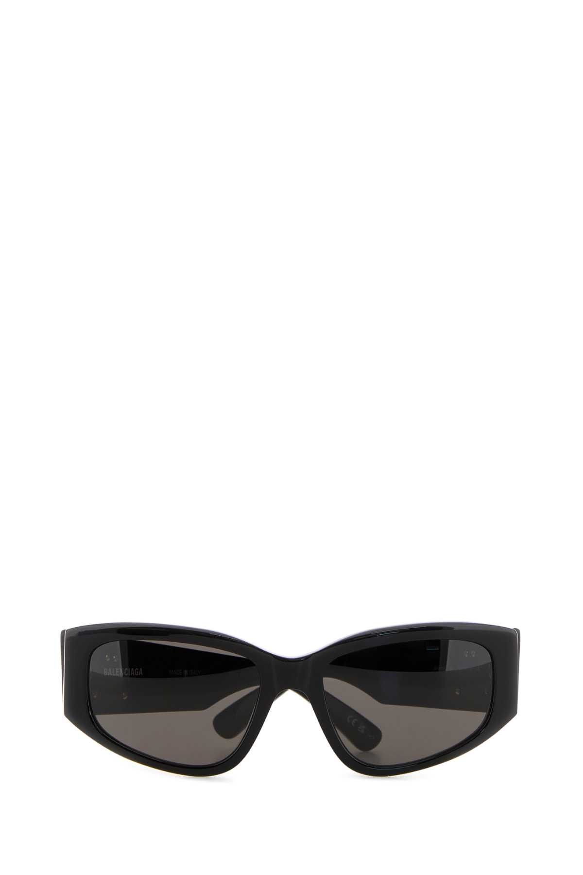Balenciaga Black Acetate Nano Sunglasses Size ONE SIZE - 2 Thumbnail