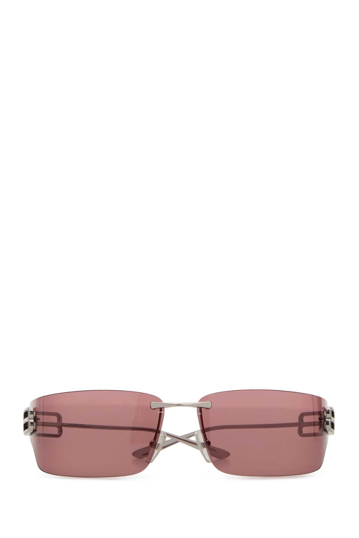 Balenciaga Silver Metal Gossip Sunglasses Size ONE SIZE - 2 Thumbnail