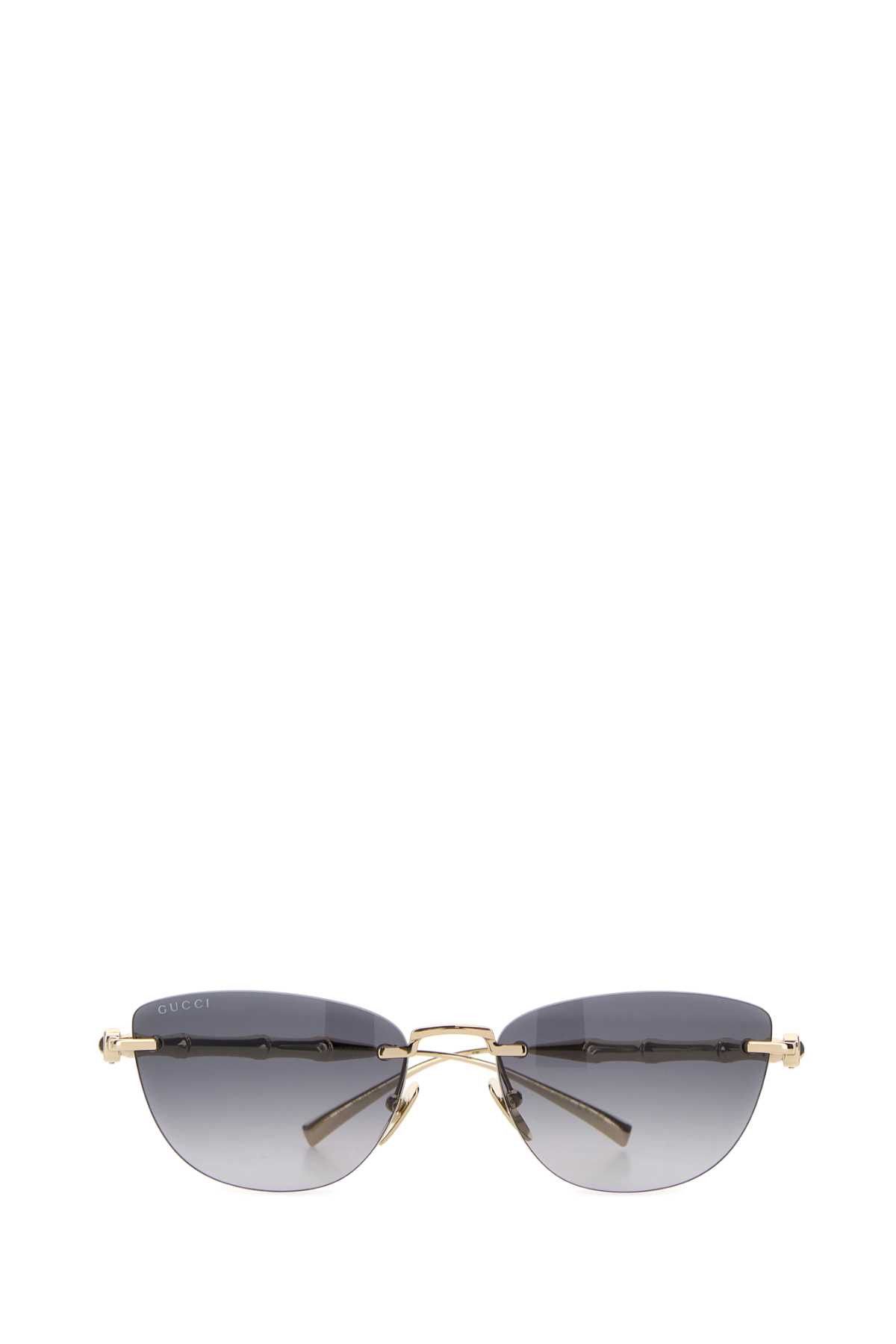 Gucci Gold Metal Sunglasses Size ONE SIZE - 2 Thumbnail
